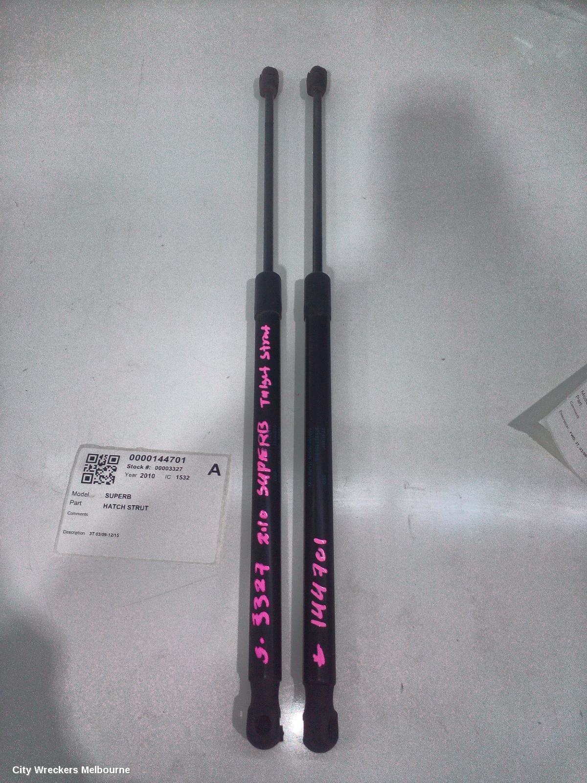 SKODA SUPERB HATCH STRUT, 3T 03/2009 - 12/2015
