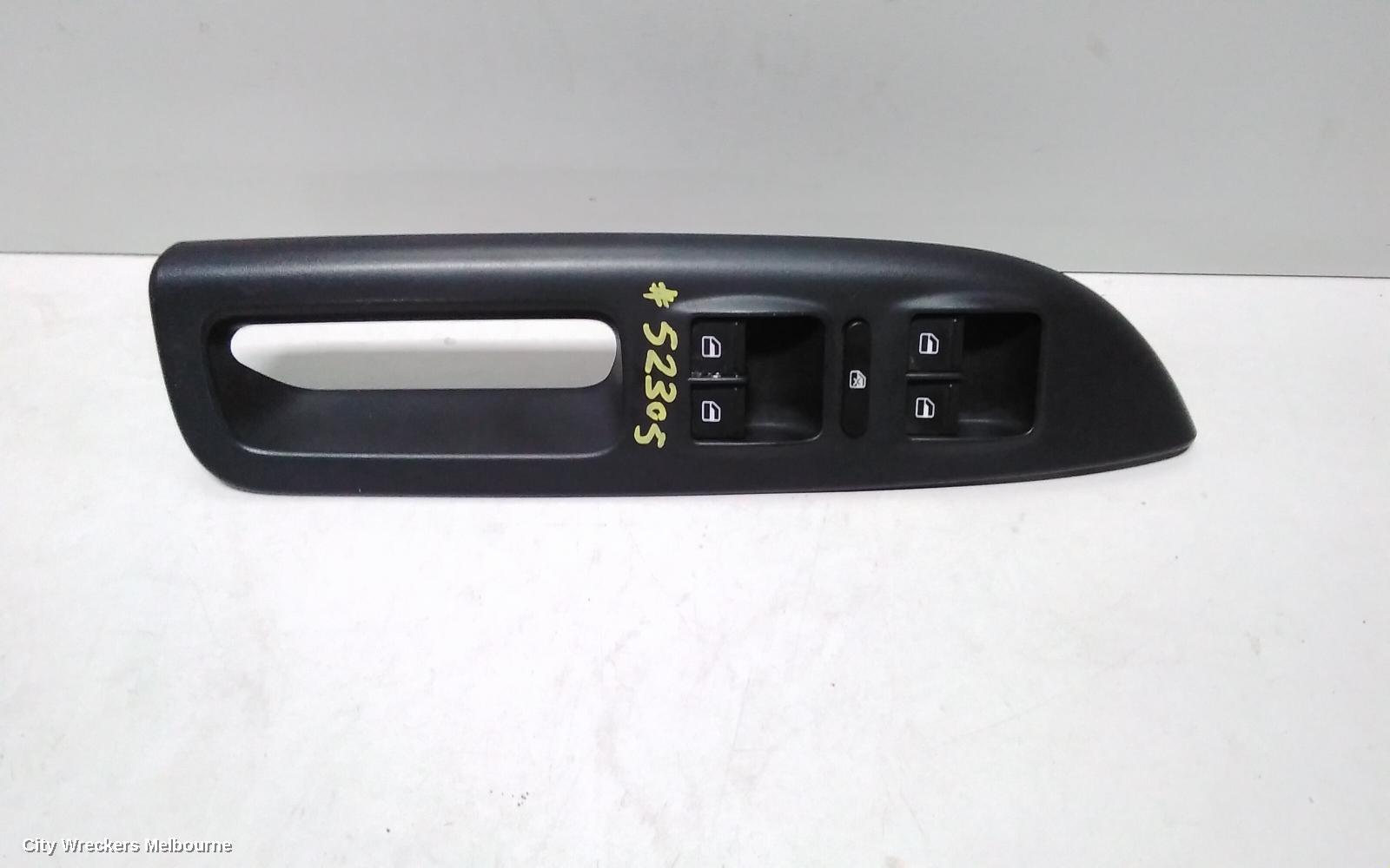 SKODA OCTAVIA PWR DR WIND SWITCH, RH FRONT (MASTER SWITCH), NE, HATCH/WAGON, 11/2013 - 02/2017