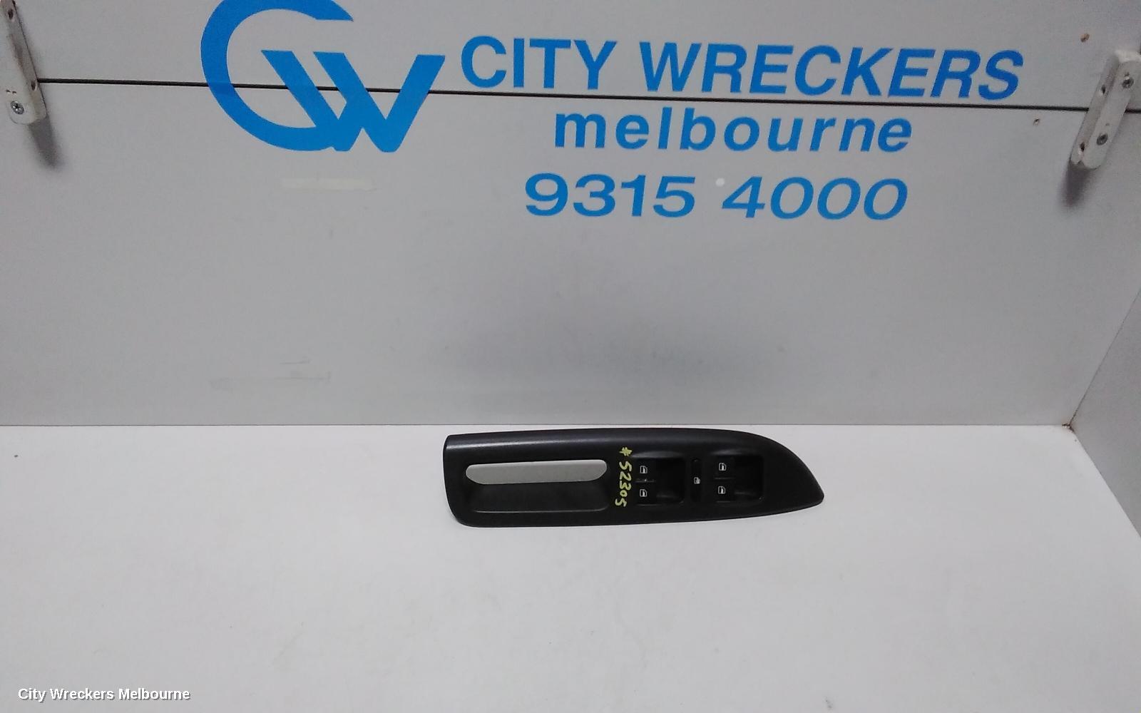 SKODA OCTAVIA PWR DR WIND SWITCH, RH FRONT (MASTER SWITCH), NE, HATCH/WAGON, 11/2013 - 02/2017