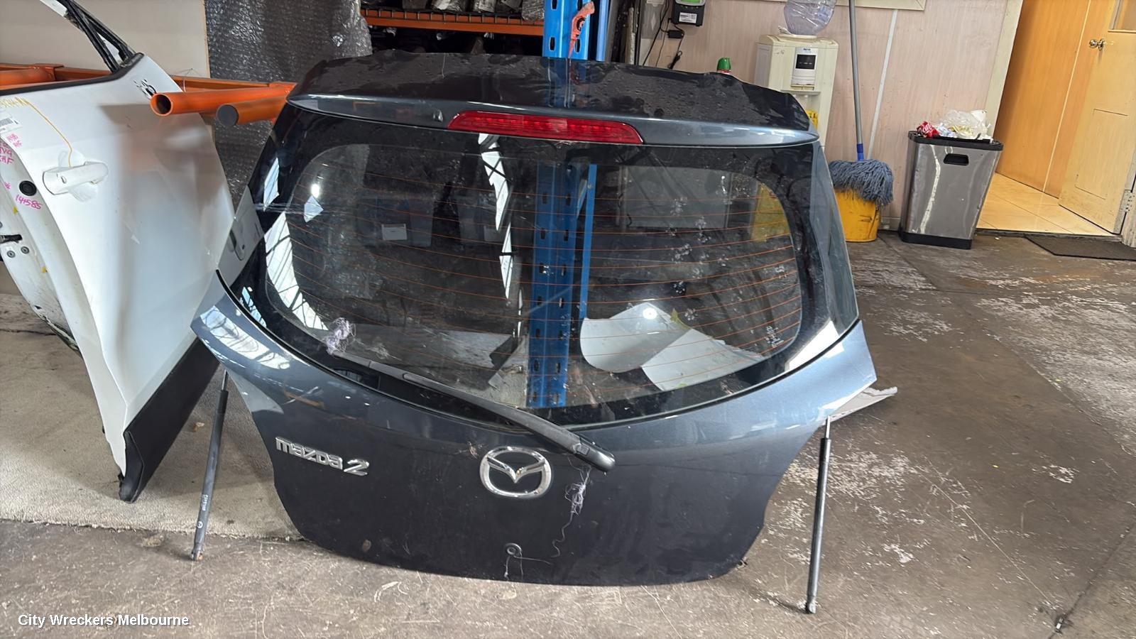 MAZDA 2 BOOTLID/TAILGATE, TAILGATE, DE SERIES, 3DR/5DR HATCH, NON SPOILER TYPE, 09/2007 - 09/2014