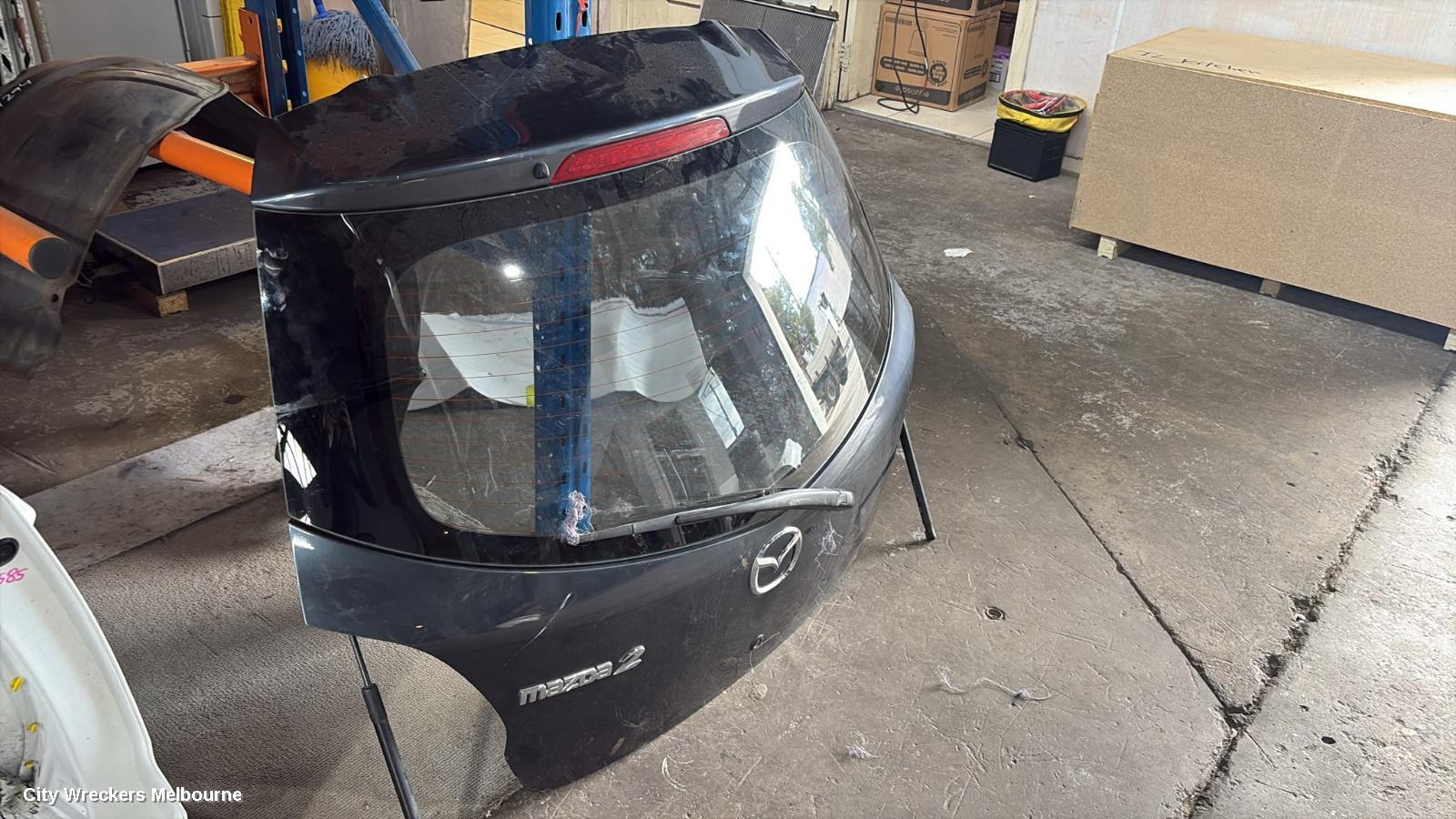 MAZDA 2 BOOTLID/TAILGATE, TAILGATE, DE SERIES, 3DR/5DR HATCH, NON SPOILER TYPE, 09/2007 - 09/2014