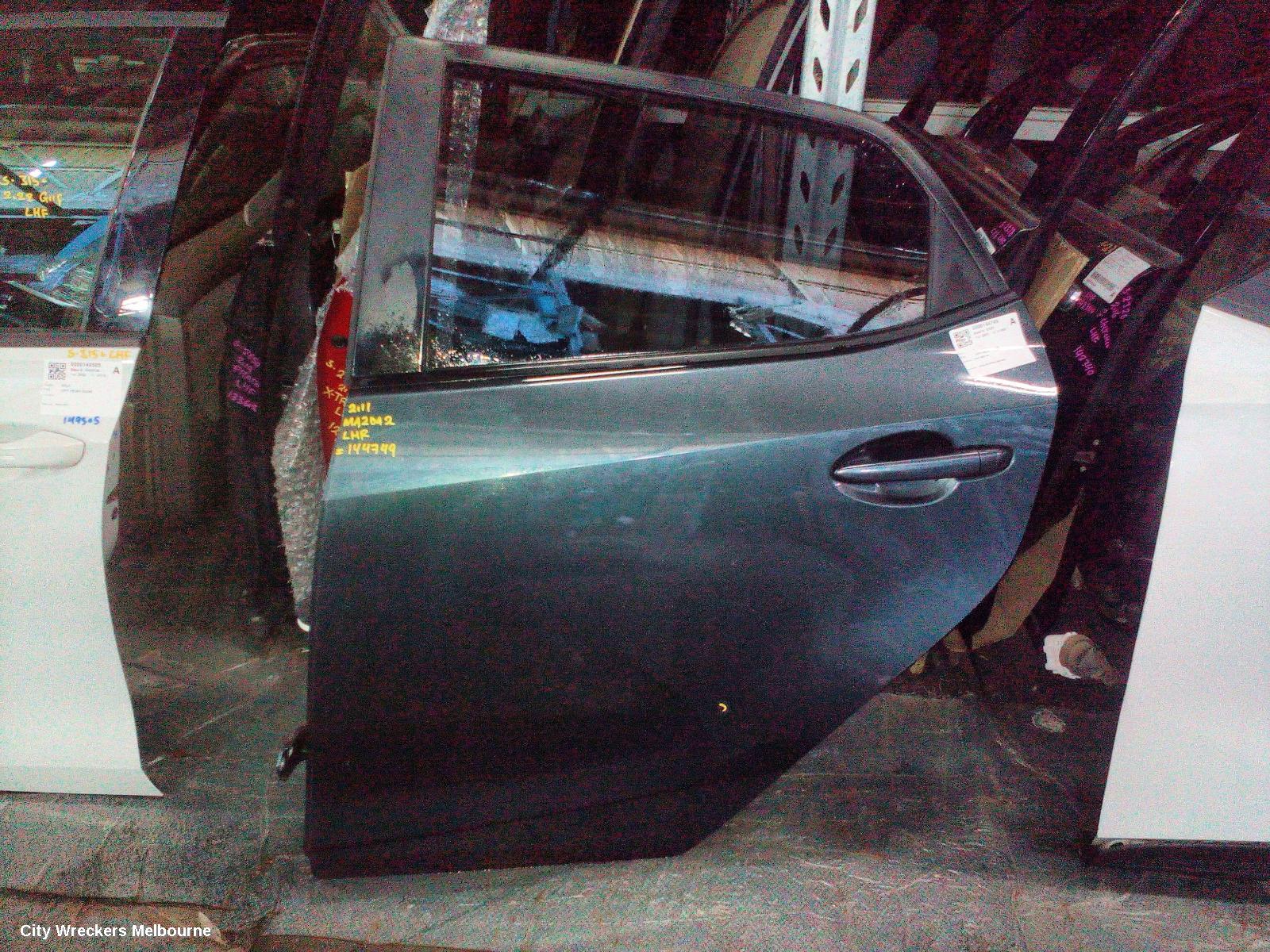 MAZDA 2 LEFT REAR DOOR/SLIDING, HATCH, DE SERIES, 09/2007 - 09/2014