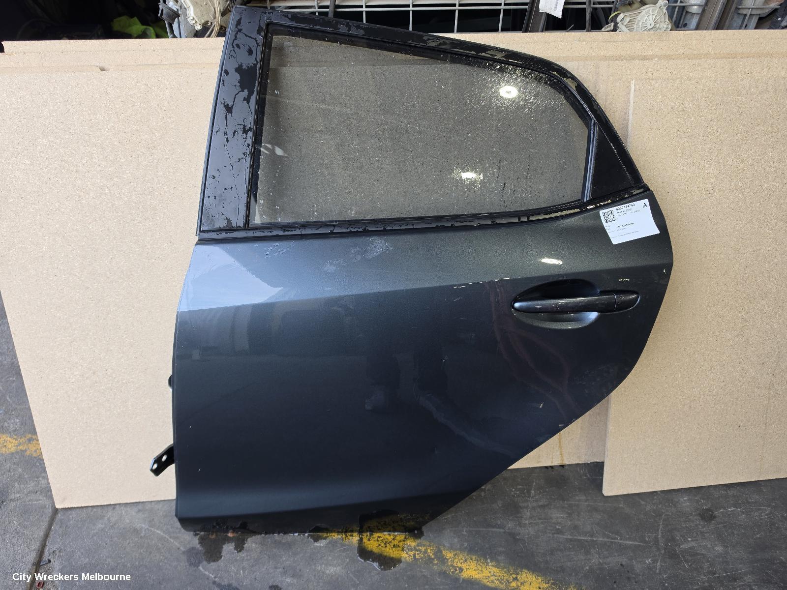 MAZDA 2 LEFT REAR DOOR/SLIDING, HATCH, DE SERIES, 09/2007 - 09/2014