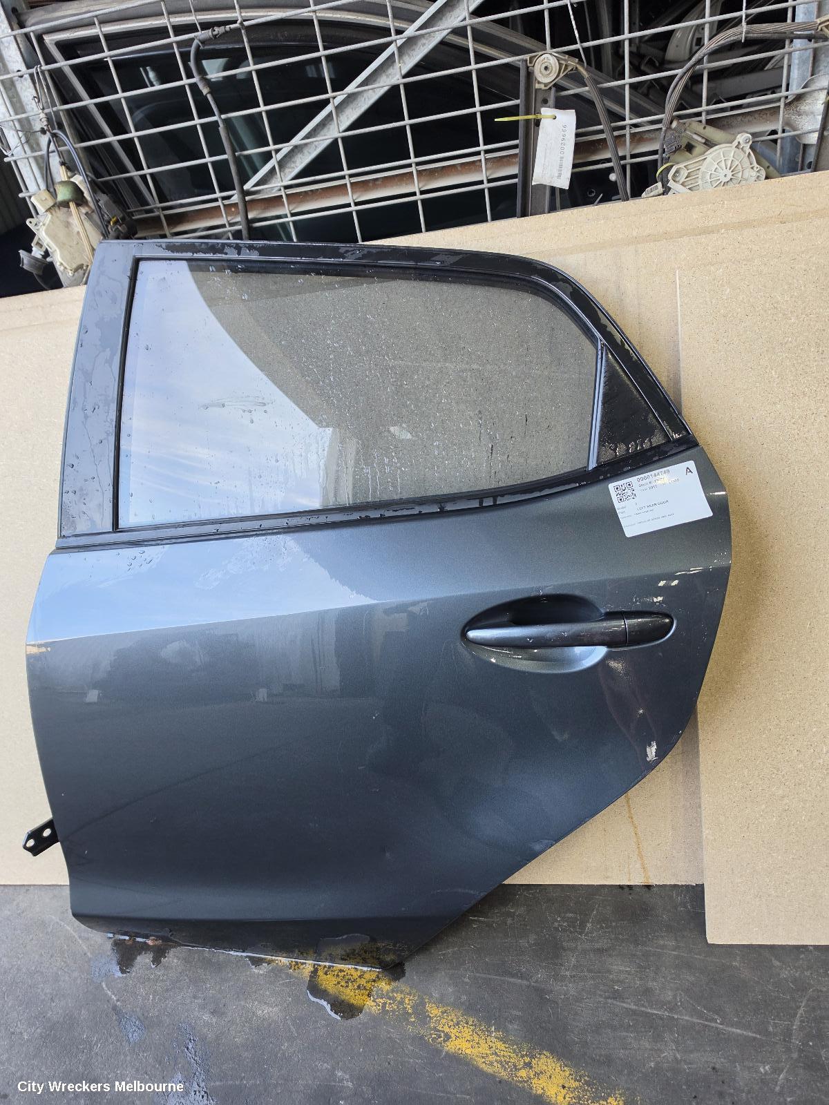 MAZDA 2 LEFT REAR DOOR/SLIDING, HATCH, DE SERIES, 09/2007 - 09/2014