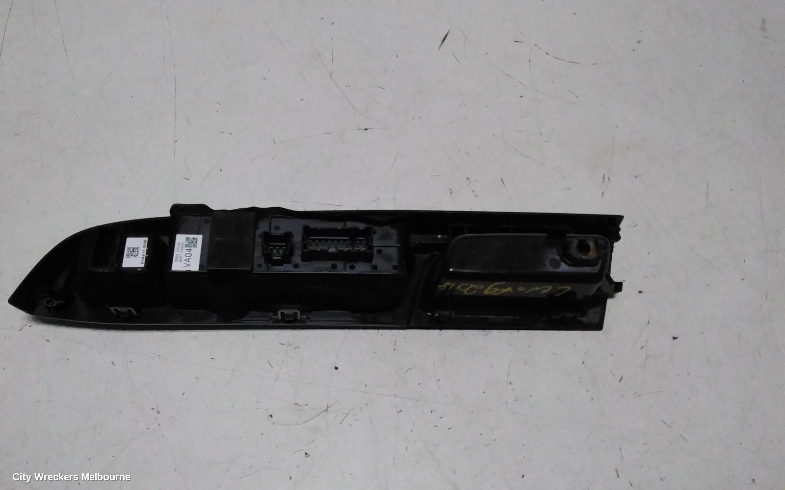 SUBARU LEVORG PWR DR WIND SWITCH, RH FRONT (MASTER SWITCH), V1, 05/2016 - 12/2020