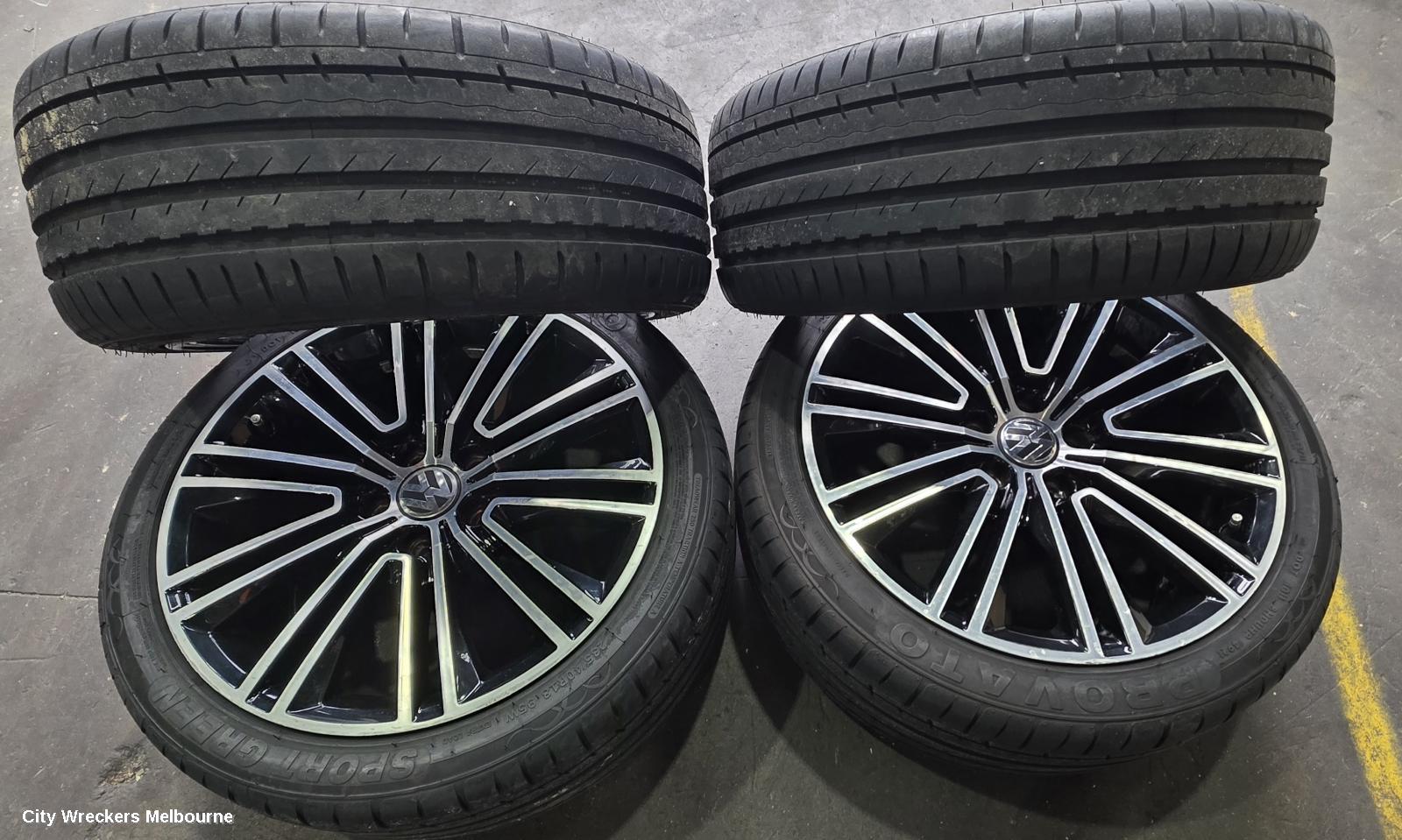 VOLKSWAGEN PASSAT WHEEL MAG, FACTORY, 18X8IN, VICENZA, 3C/MK6 B7, 09/2010 - 05/2015