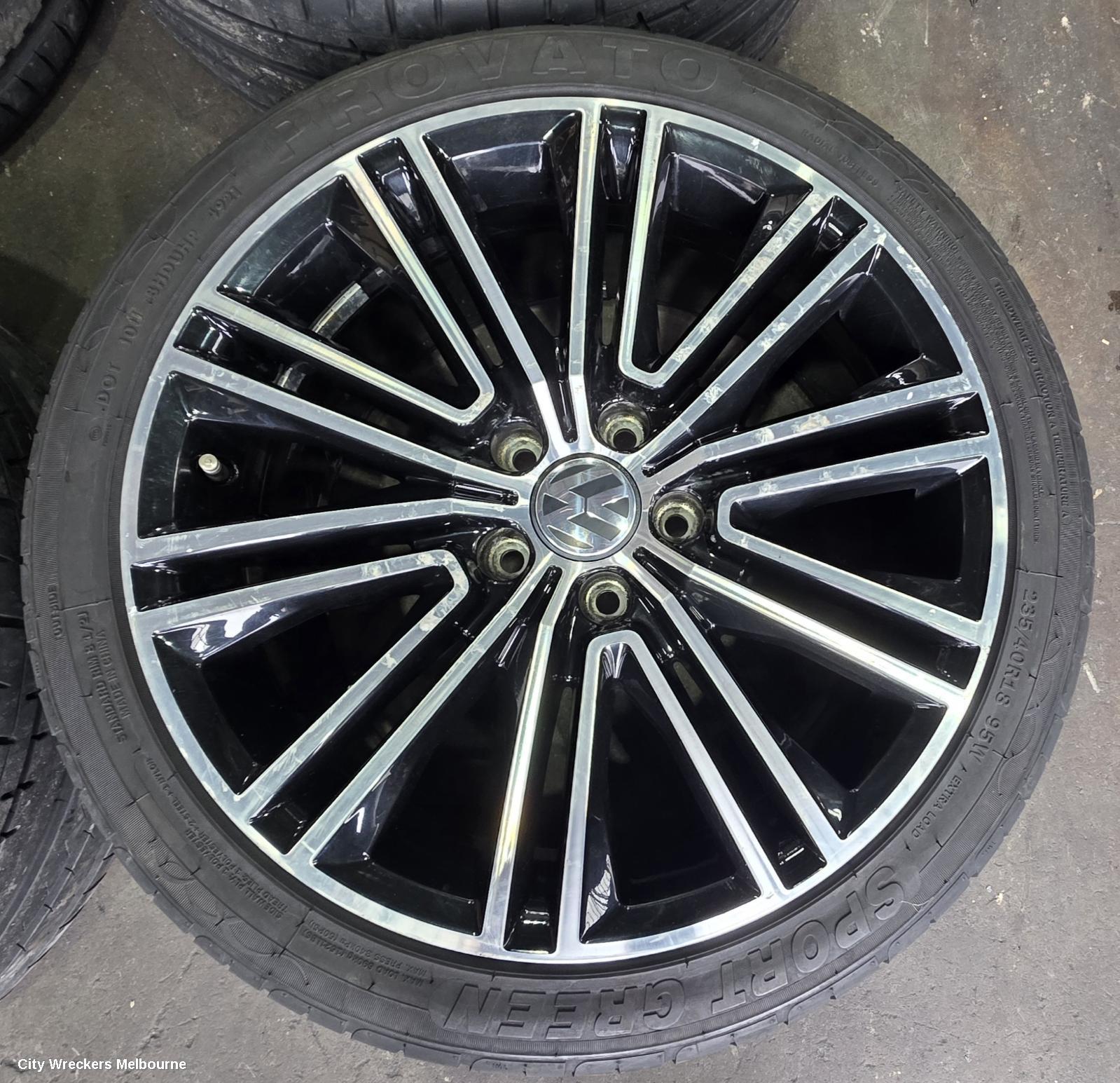 VOLKSWAGEN PASSAT WHEEL MAG, FACTORY, 18X8IN, VICENZA, 3C/MK6 B7, 09/2010 - 05/2015