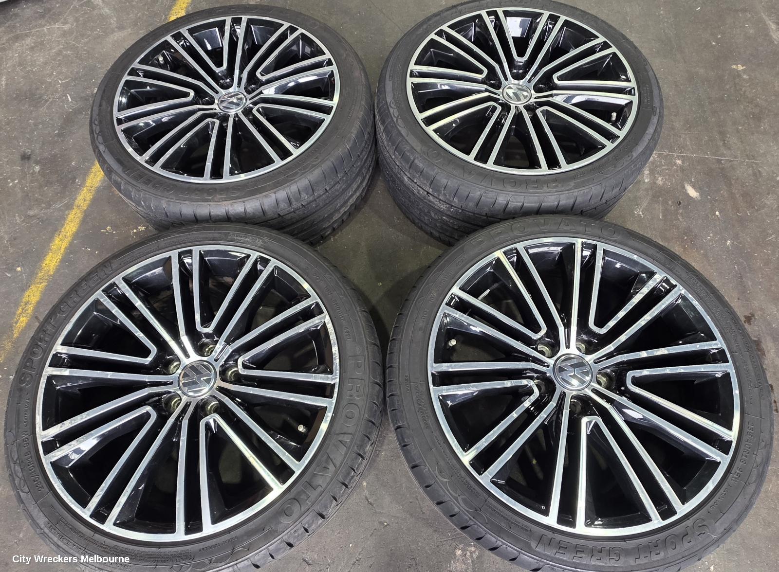 VOLKSWAGEN PASSAT WHEEL MAG, FACTORY, 18X8IN, VICENZA, 3C/MK6 B7, 09/2010 - 05/2015