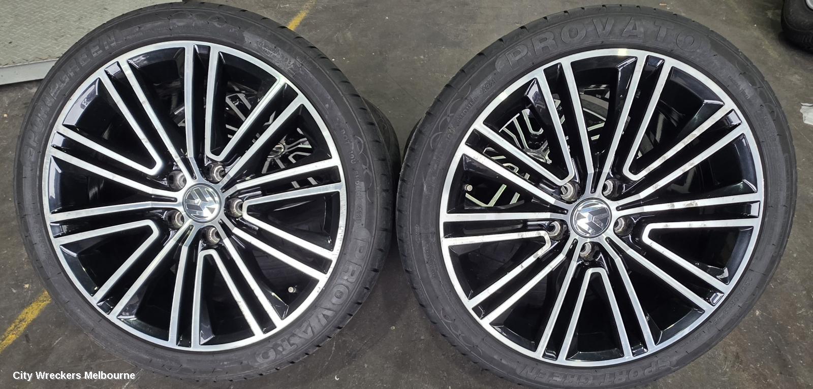 VOLKSWAGEN PASSAT WHEEL MAG, FACTORY, 18X8IN, VICENZA, 3C/MK6 B7, 09/2010 - 05/2015