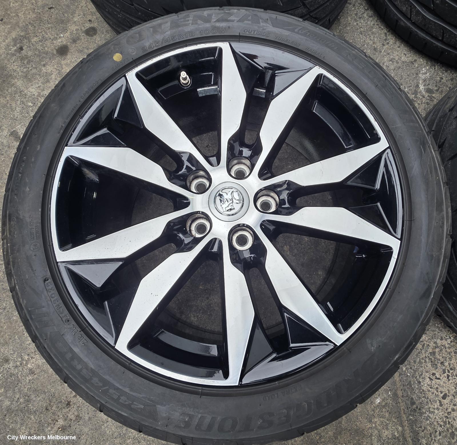 HOLDEN COMMODORE WHEEL MAG, FACTORY, 18X8.5IN, RS, ZB, 10/2017 - 12/2020
