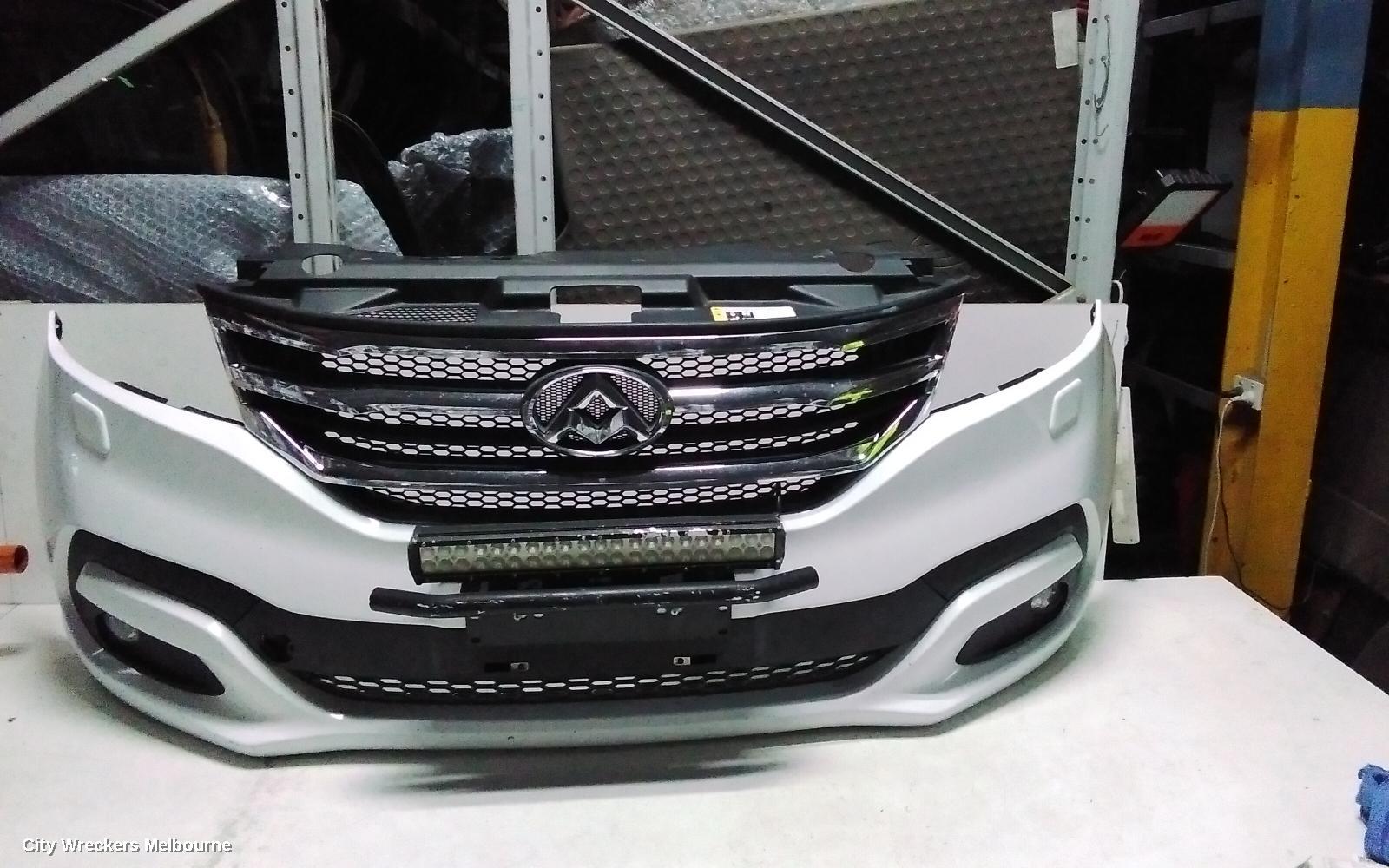 LDV G10 FRONT BUMPER, SV7C, BUMPER BAR, NON H/LAMP WASHER TYPE, VAN, 04/2015 - 12/2023