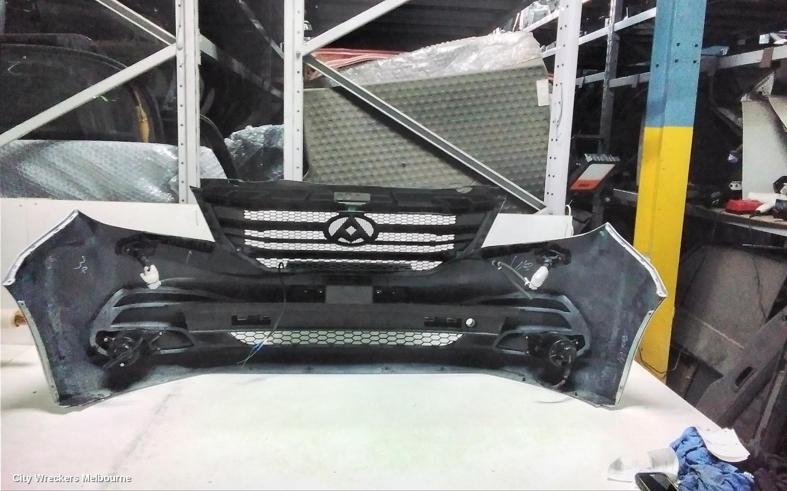 LDV G10 FRONT BUMPER, SV7C, BUMPER BAR, NON H/LAMP WASHER TYPE, VAN, 04/2015 - 12/2023