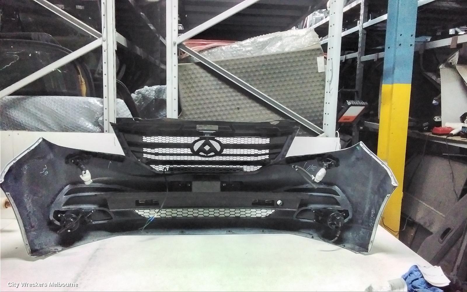 LDV G10 FRONT BUMPER, SV7C, BUMPER BAR, NON H/LAMP WASHER TYPE, VAN, 04/2015 - 12/2023