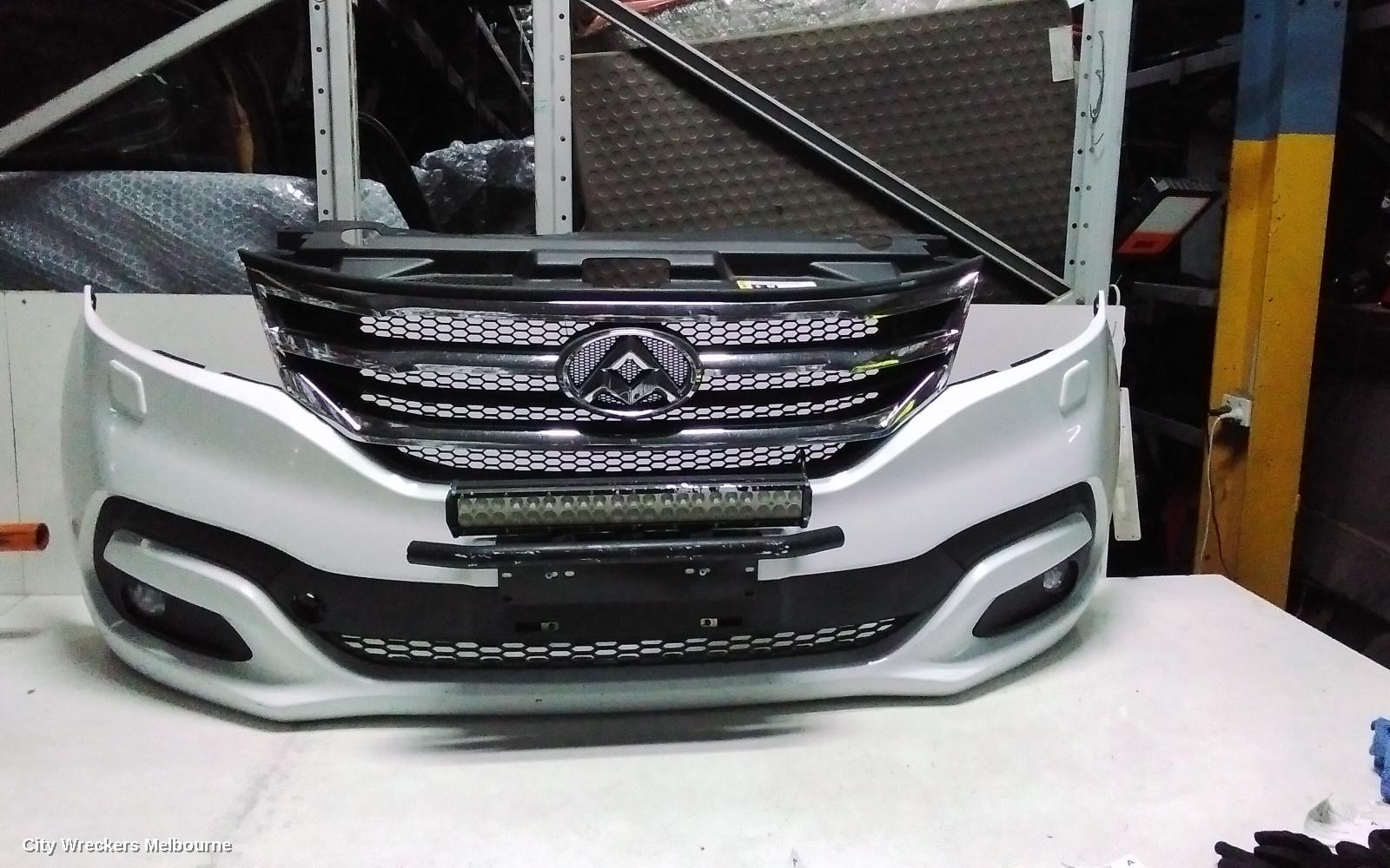 LDV G10 FRONT BUMPER, SV7C, BUMPER BAR, NON H/LAMP WASHER TYPE, VAN, 04/2015 - 12/2023
