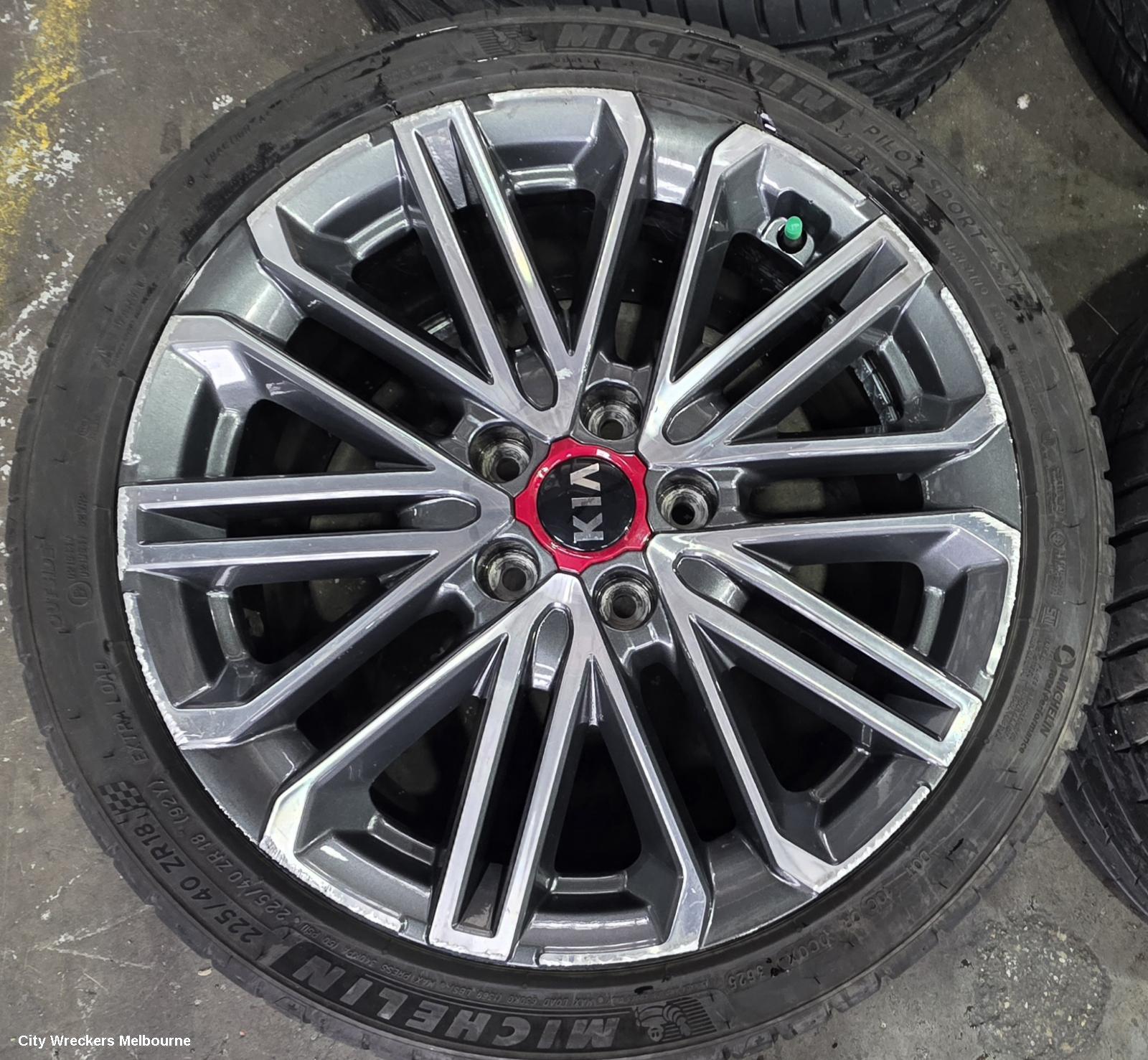 KIA CERATO WHEEL MAG, FACTORY, 18X7IN, GREY AND POLISHED, BD, 04/2018 - 09/2024