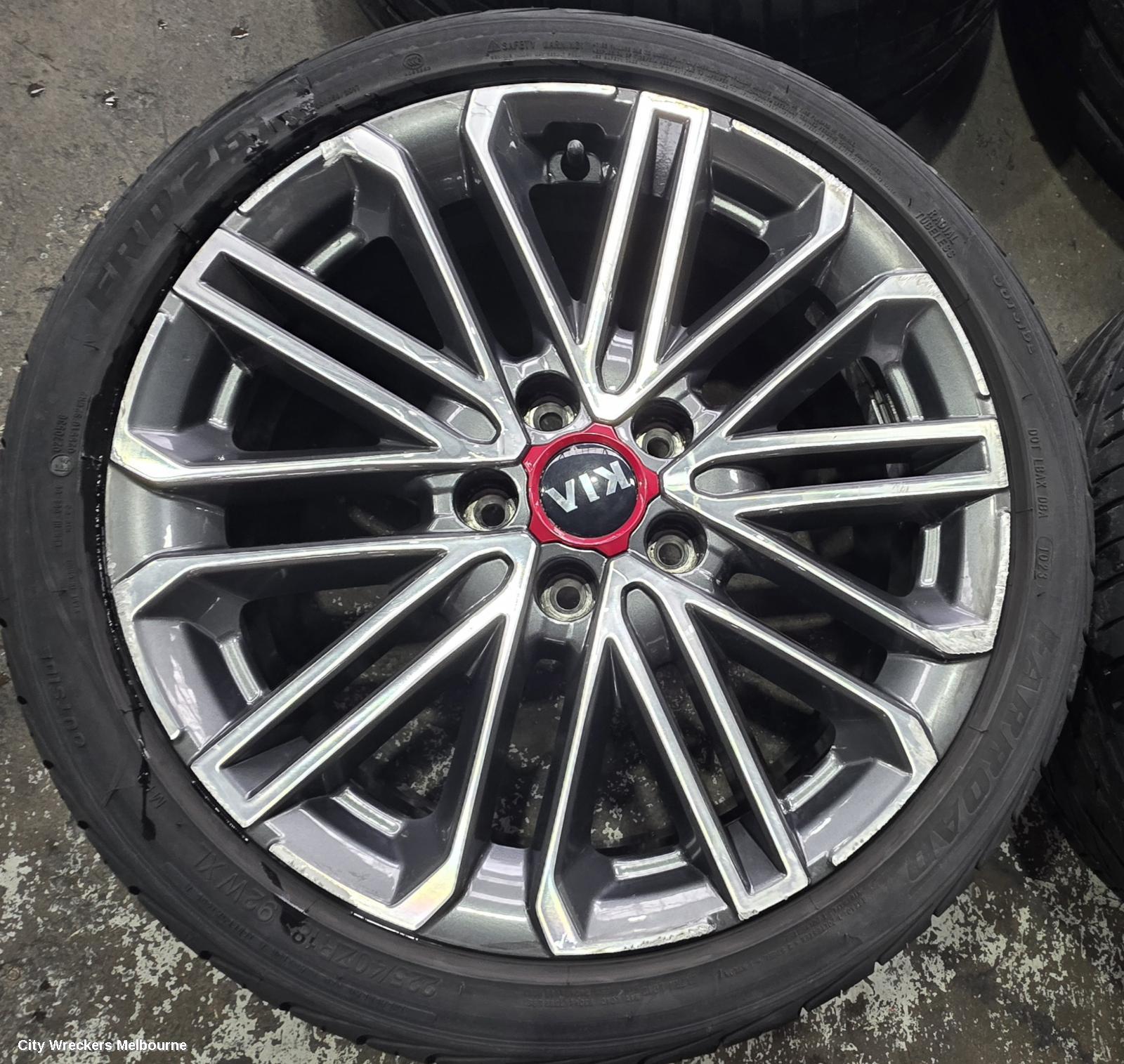 KIA CERATO WHEEL MAG, FACTORY, 18X7IN, GREY AND POLISHED, BD, 04/2018 - 09/2024