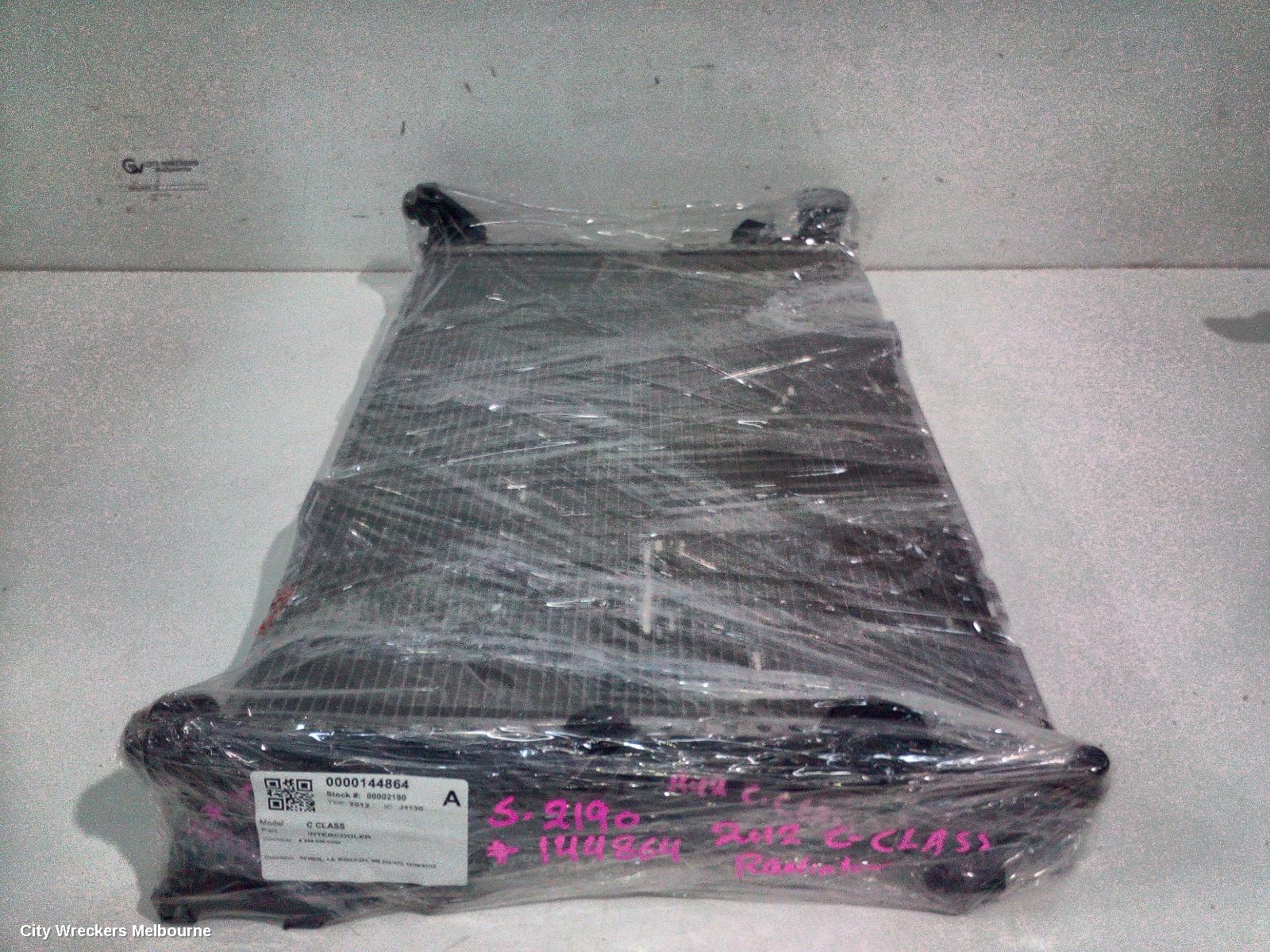MERCEDES C CLASS INTERCOOLER, PETROL, 1.8, W204/C204, VIN 204*472, 12/2009 - 01/2015