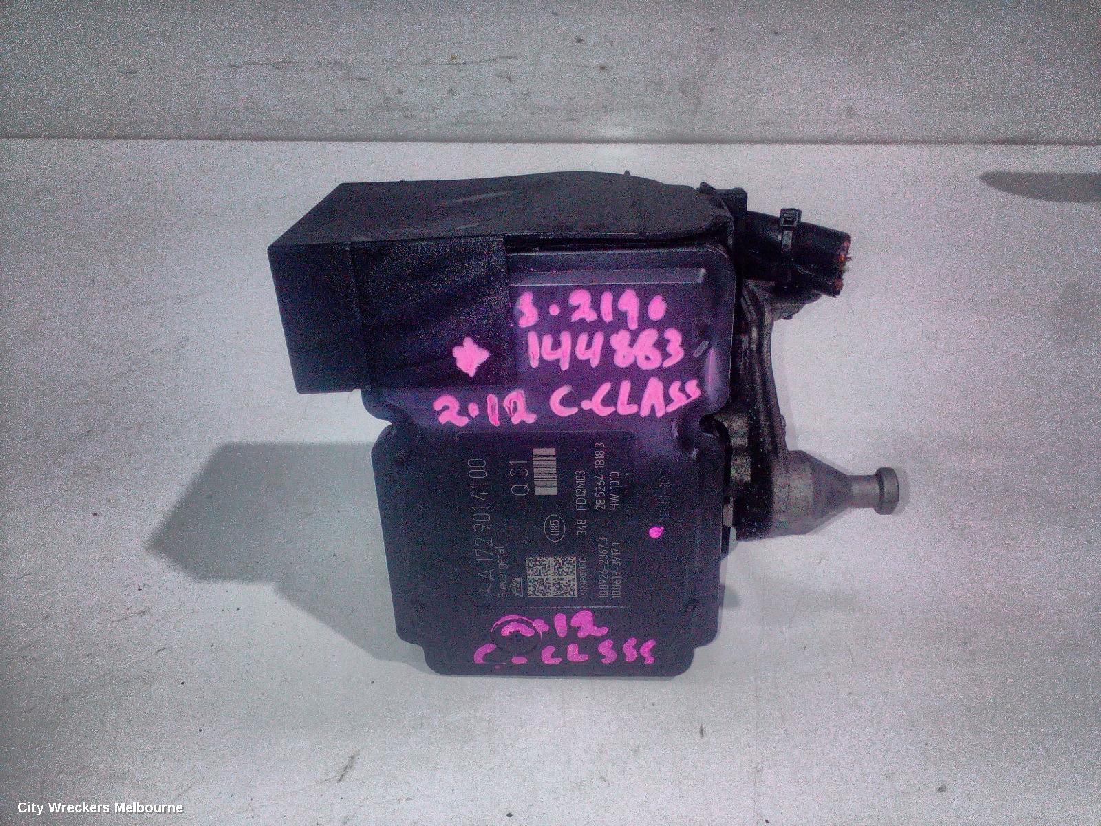 MERCEDES C CLASS ABS PUMP/MODULATOR, W204/S204/C204, P/N A1724313812, 05/2011 - 01/2015