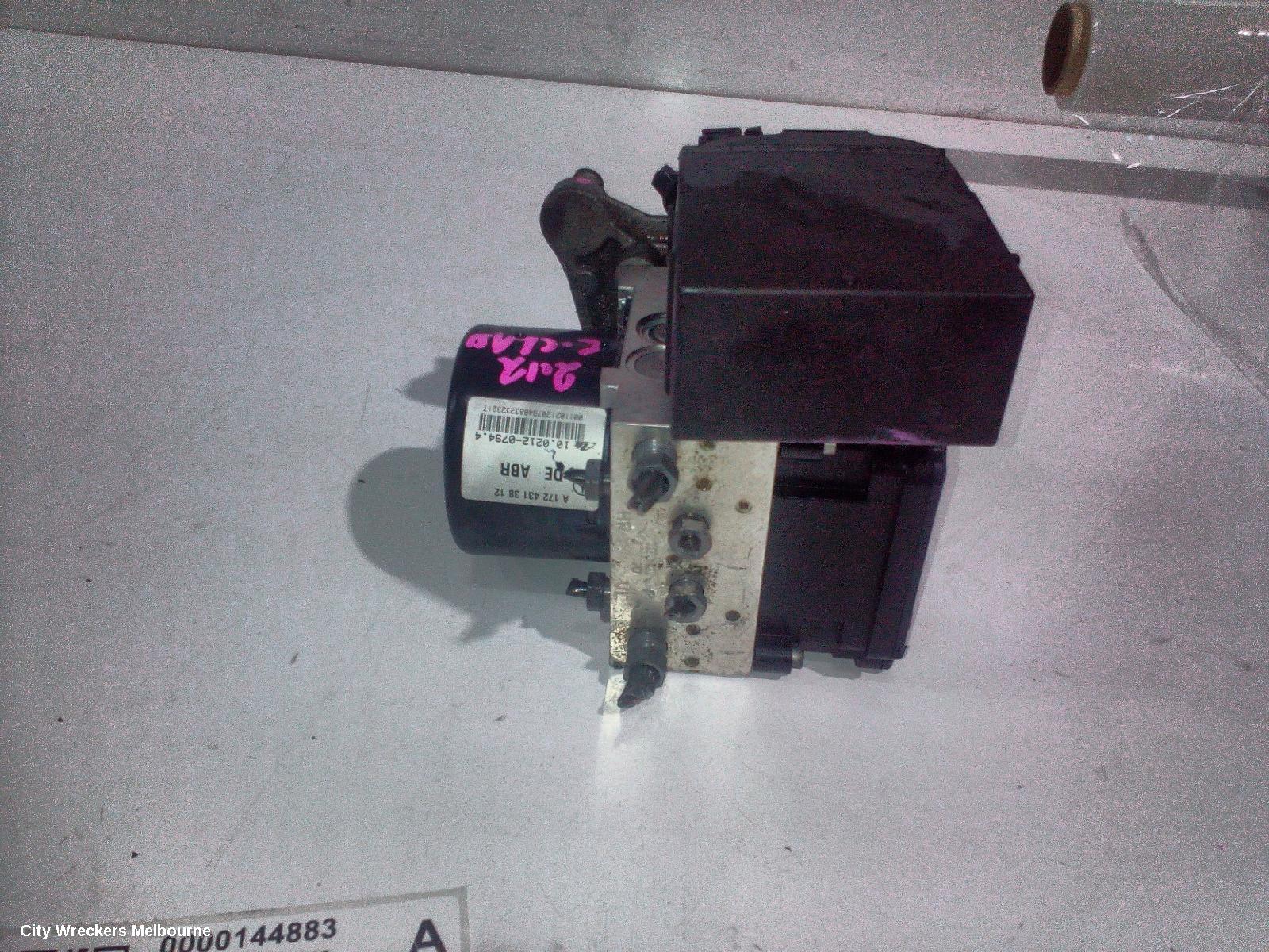 MERCEDES C CLASS ABS PUMP/MODULATOR, W204/S204/C204, P/N A1724313812, 05/2011 - 01/2015