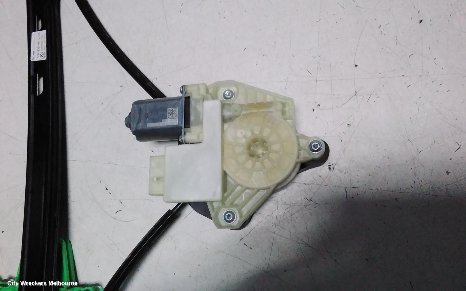 VOLKSWAGEN GOLF LEFT REAR WND REG/MOTOR, GEN 7, 5DR HATCH, DOOR REG ASSY (REG AND MOTOR), 11/2012 - 08/2020