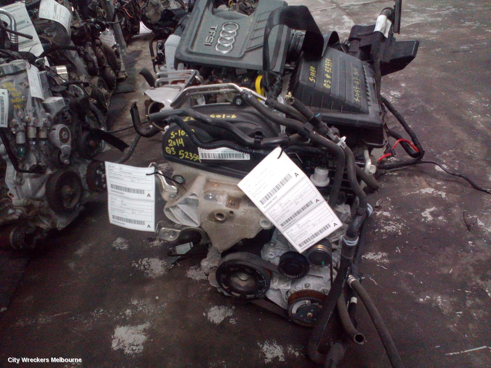 AUDI Q3 ENGINE, PETROL, 1.4, TURBO, 8U, CHPB CODE, 02/2014 - 12/2018