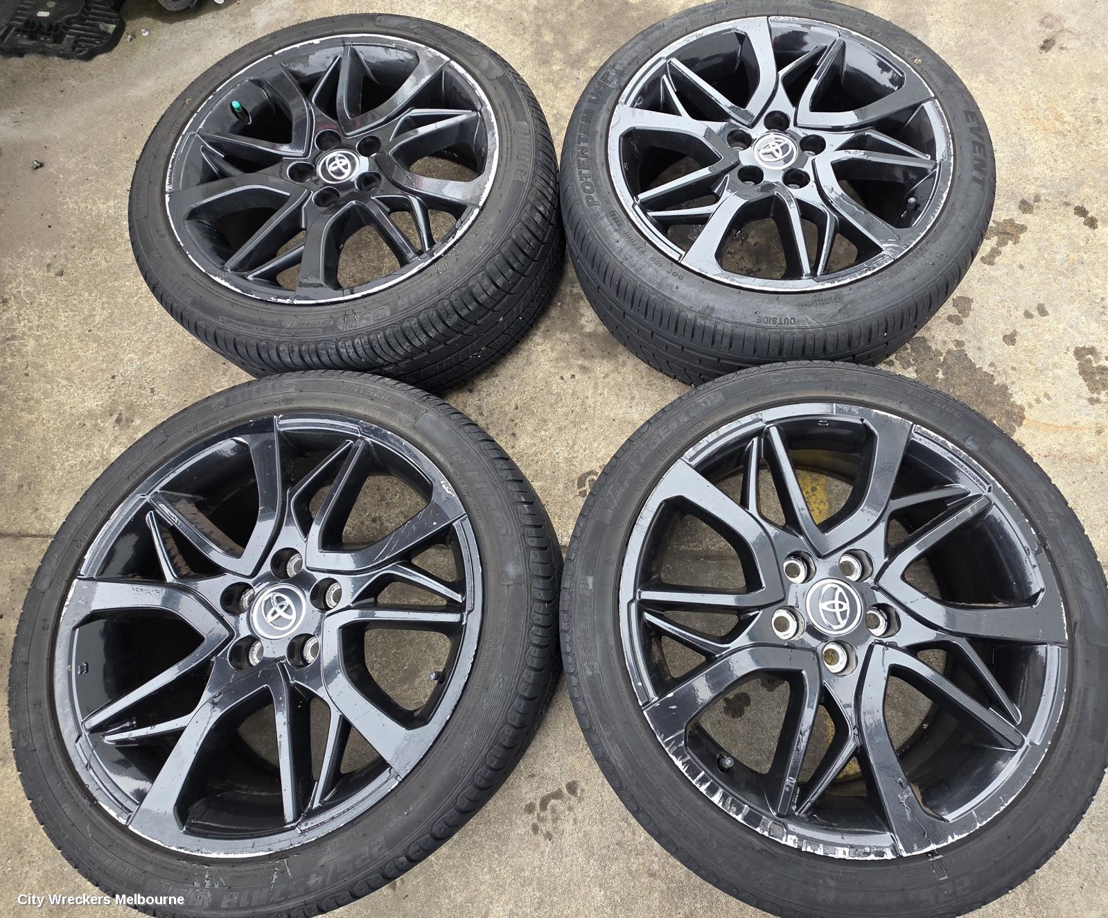 TOYOTA CAMRY WHEEL MAG, FACTORY, 18X7.5IN, ASV50, RZ, 05/2015 ONWARDS