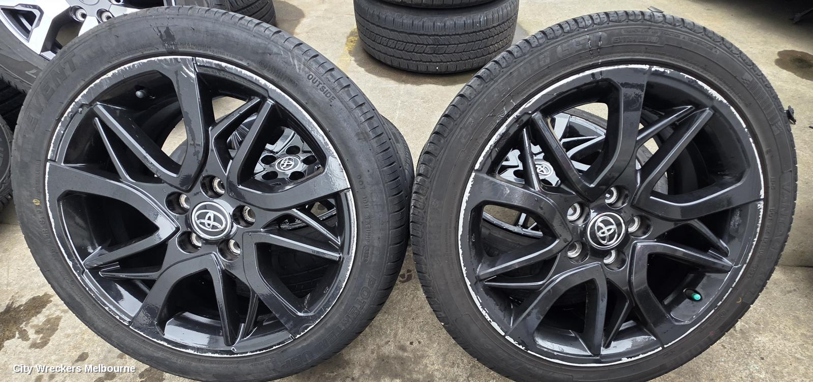 TOYOTA CAMRY WHEEL MAG, FACTORY, 18X7.5IN, ASV50, RZ, 05/2015 ONWARDS
