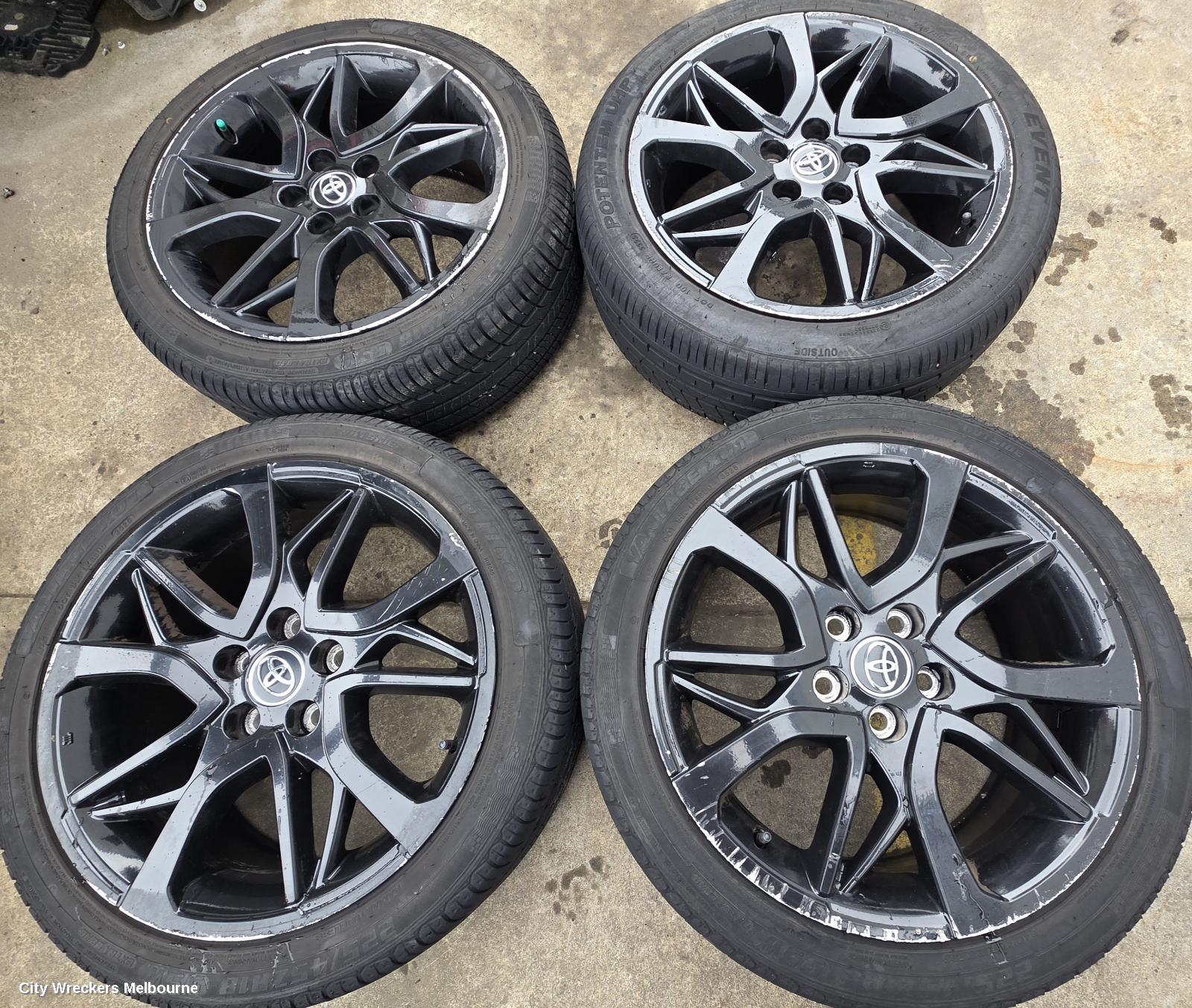 TOYOTA CAMRY WHEEL MAG, FACTORY, 18X7.5IN, ASV50, RZ, 05/2015 ONWARDS