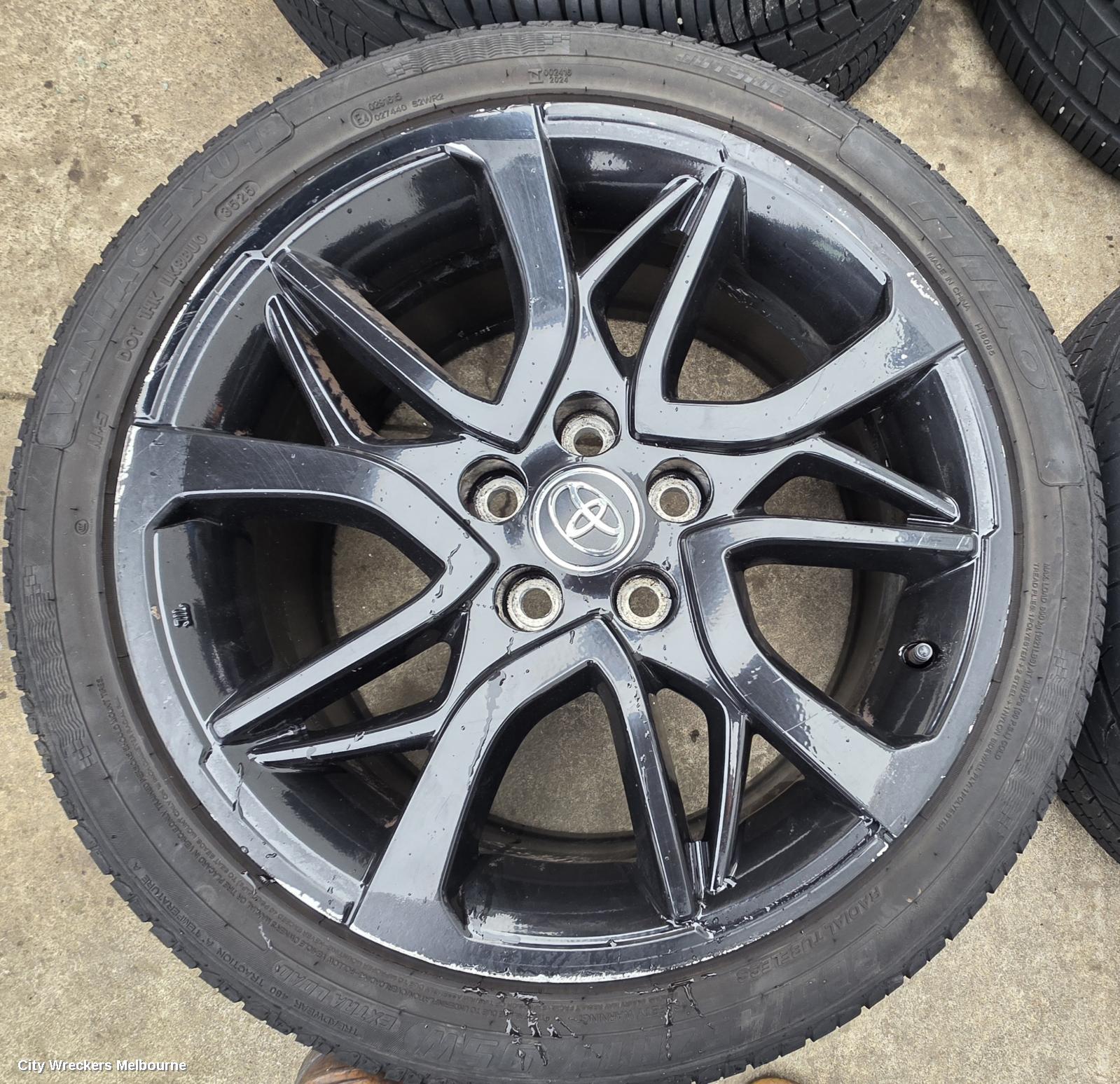 TOYOTA CAMRY WHEEL MAG, FACTORY, 18X7.5IN, ASV50, RZ, 05/2015 ONWARDS