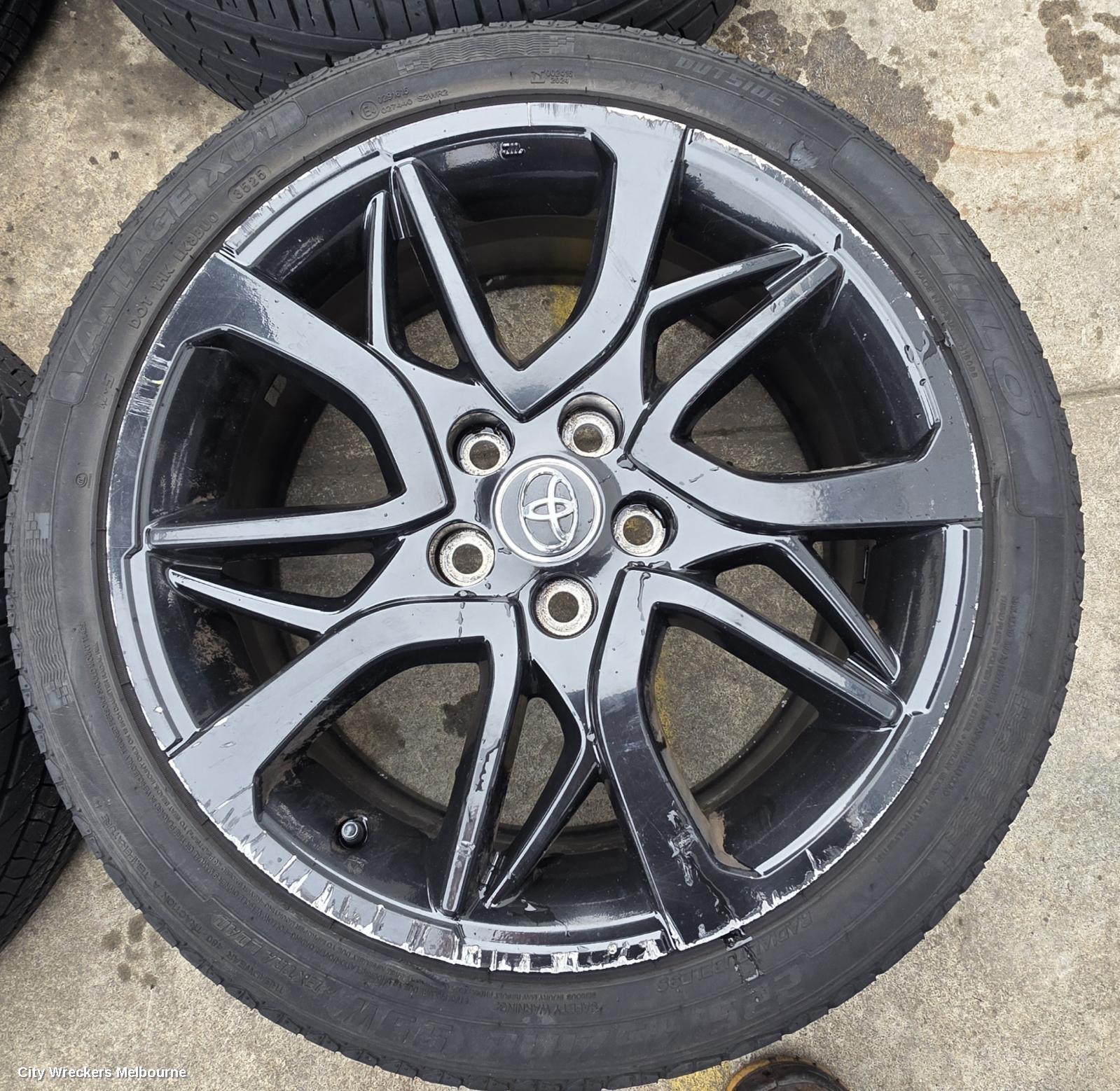 TOYOTA CAMRY WHEEL MAG, FACTORY, 18X7.5IN, ASV50, RZ, 05/2015 ONWARDS