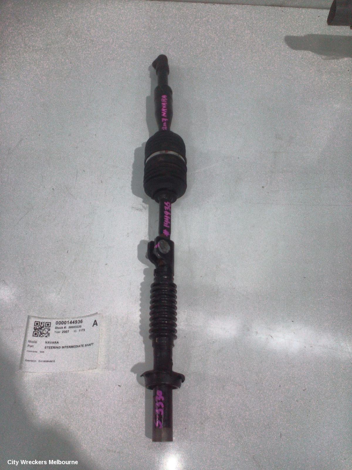 NISSAN NAVARA STEERING INTERMEDIATE SHAFT, D40 09/2005 - 08/2015
