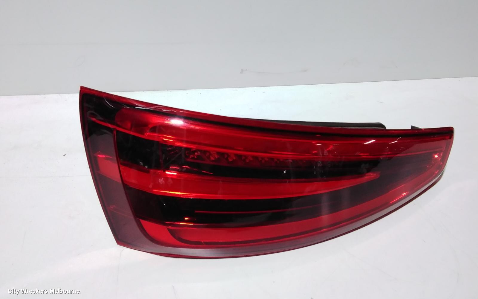 AUDI Q3 LEFT TAILLIGHT, IN TAILGATE, 8U, Q3/RSQ3, LED TYPE (10TH VIN DIGIT C,D,E), 03/2012 - 02/2015