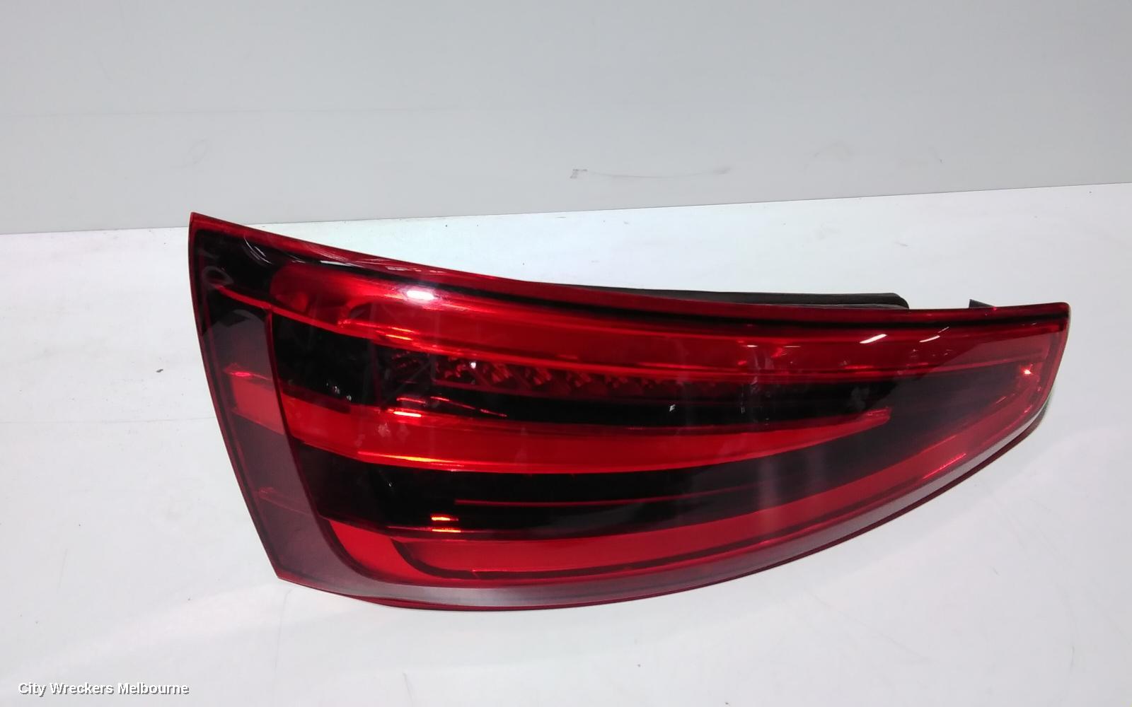 AUDI Q3 LEFT TAILLIGHT, IN TAILGATE, 8U, Q3/RSQ3, LED TYPE (10TH VIN DIGIT C,D,E), 03/2012 - 02/2015