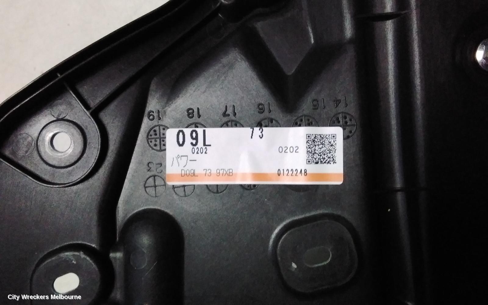 MAZDA CX3 LEFT REAR WND REG/MOTOR, DK, DOOR REG ASSY (REG AND MOTOR), 03/2015 ONWARDS