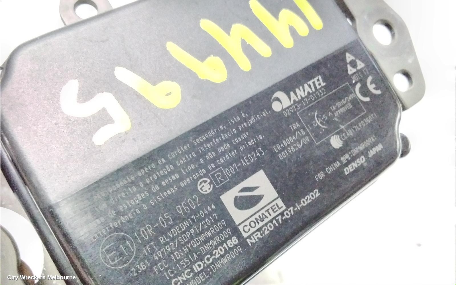 TOYOTA FORTUNER REVERSE CAMERA, GUN156R, FRONT RADAR SENSOR (GRILLE MOUNTED), 08/2015 ONWARDS