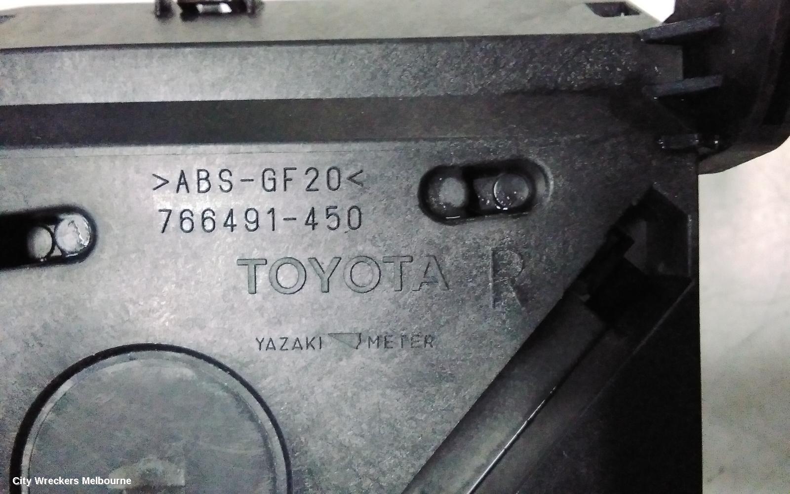 TOYOTA PRIUS INSTRUMENT CLUSTER, ZVW40R, PRIUS V, DISPLAY CLUSTER, 06/2015 - 11/2022