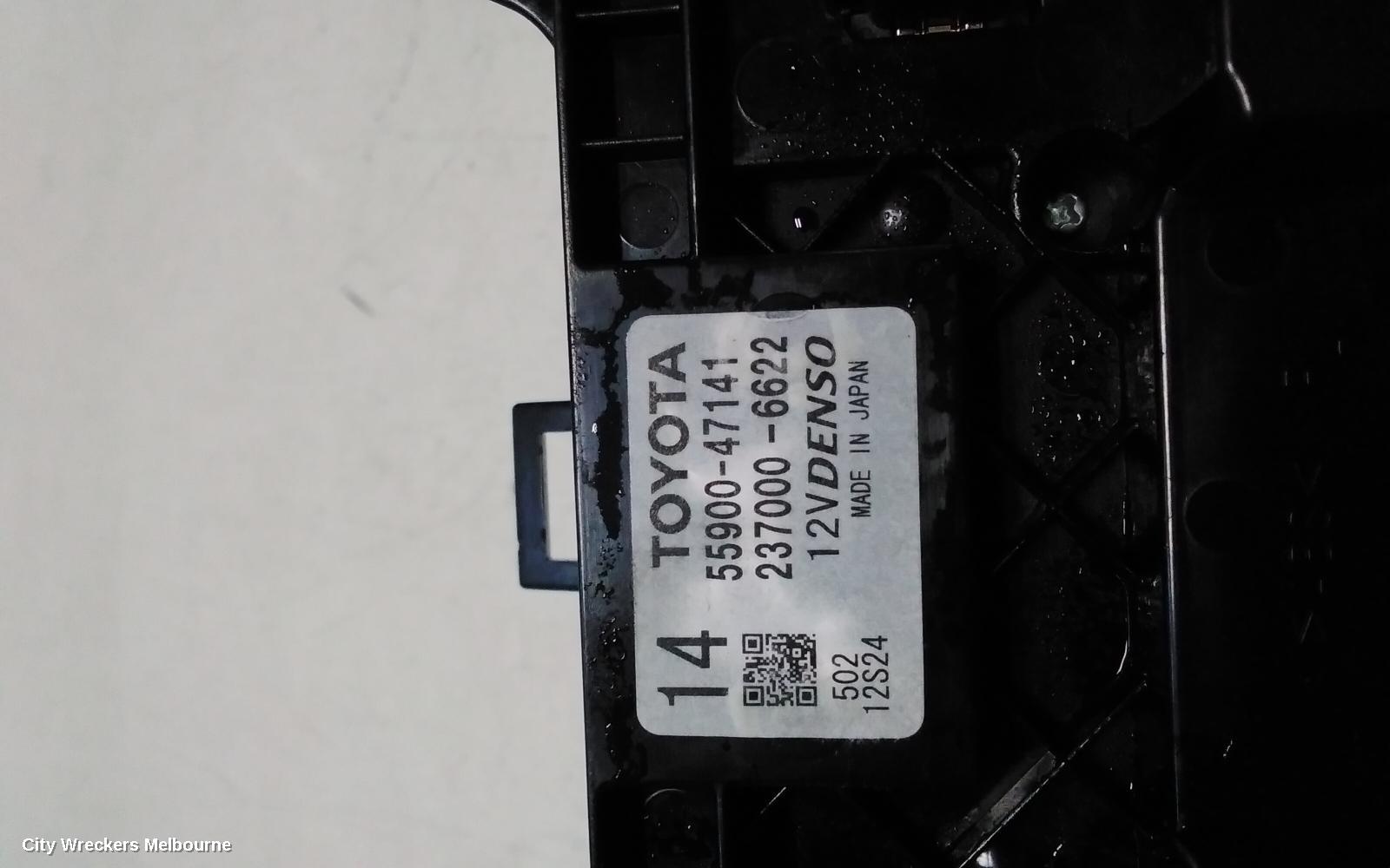 TOYOTA PRIUS HEATER/AC CONTROLS, ZVW40R, PRIUS V, 05/2012 - 11/2022