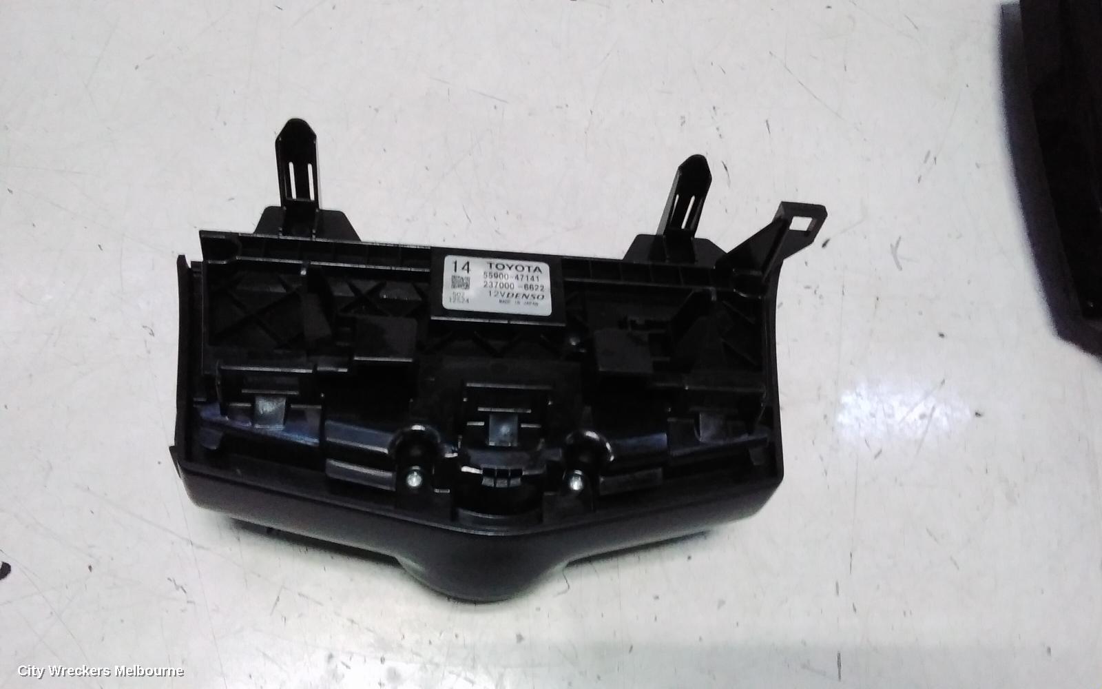 TOYOTA PRIUS HEATER/AC CONTROLS, ZVW40R, PRIUS V, 05/2012 - 11/2022