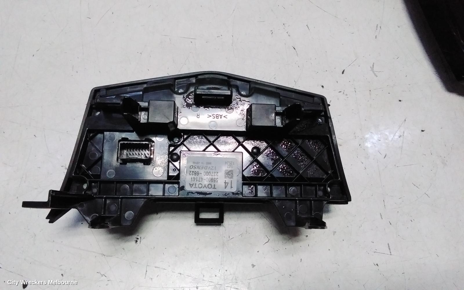 TOYOTA PRIUS HEATER/AC CONTROLS, ZVW40R, PRIUS V, 05/2012 - 11/2022