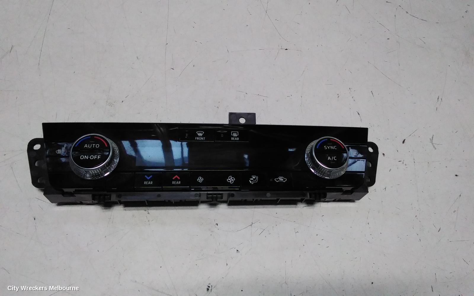 MITSUBISHI OUTLANDER HEATER/AC CONTROLS, DUAL ZONE CLIMATE CONTROL TYPE, ZM, 08/2021 ONWARDS