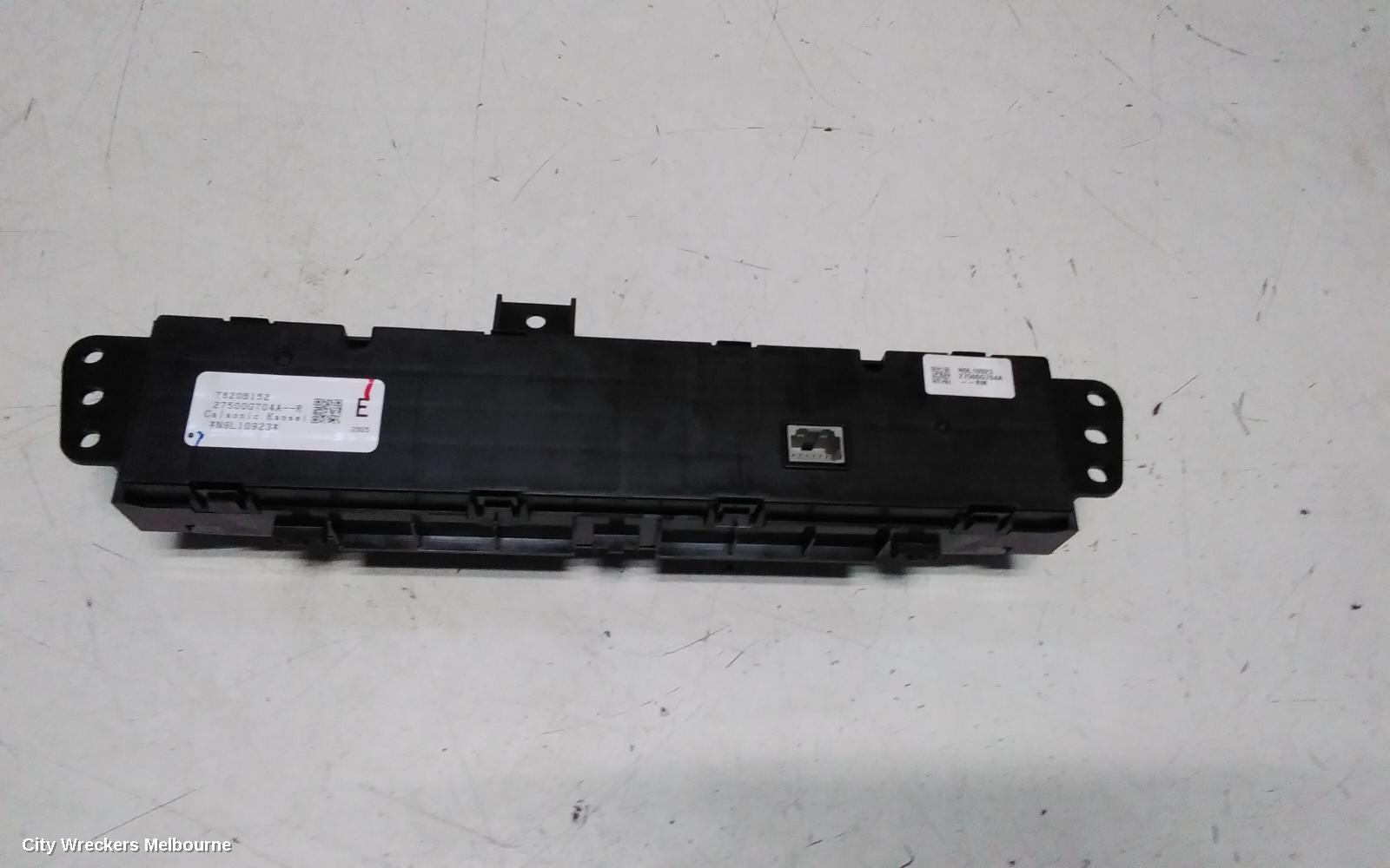 MITSUBISHI OUTLANDER HEATER/AC CONTROLS, DUAL ZONE CLIMATE CONTROL TYPE, ZM, 08/2021 ONWARDS