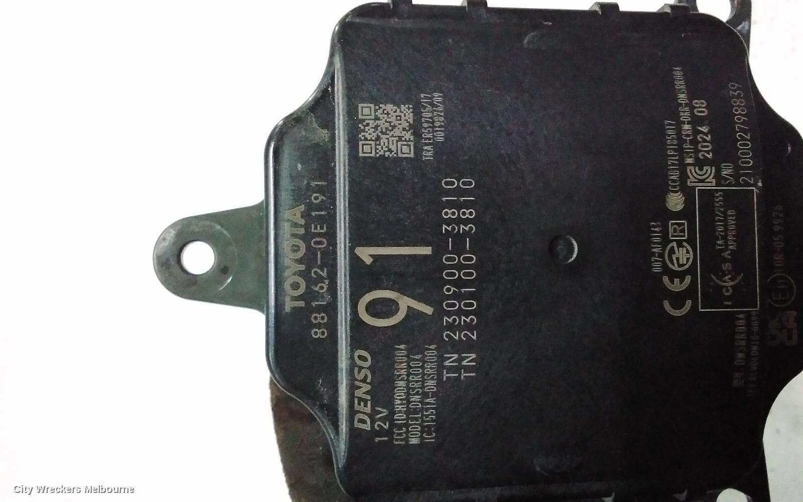 TOYOTA KLUGER REVERSE CAMERA, BLIND SPOT MONITOR SENSOR (LH REAR BEHIND BUMPER), XU70 SERIES, 03/2021 ONWARDS