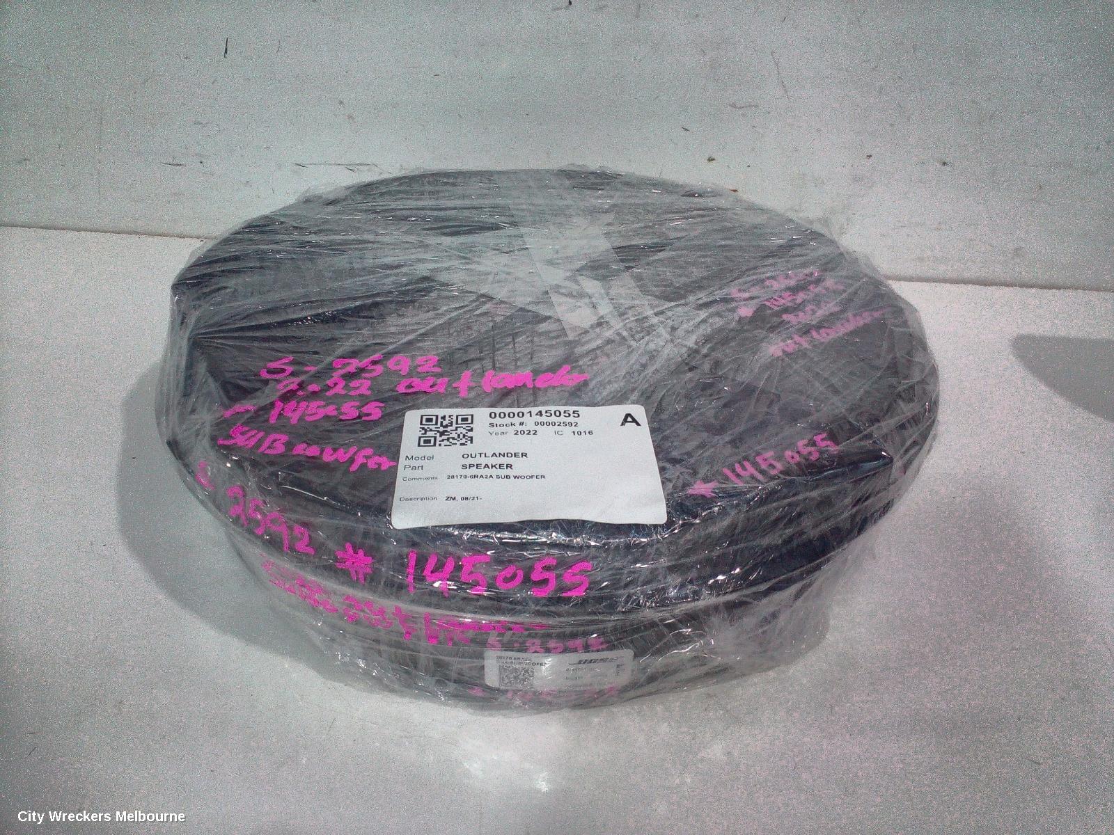MITSUBISHI OUTLANDER SPEAKER, ZM, 08/2021 ONWARDS