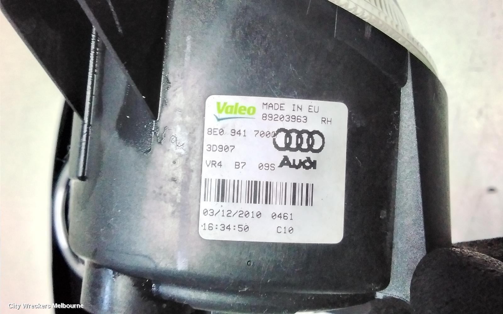 AUDI A3 RIGHT INDICATOR/FOG/SIDE, A3/S3, BUMPER FOGLAMP, 8P, ROUND TYPE, 06/2004 - 04/2013