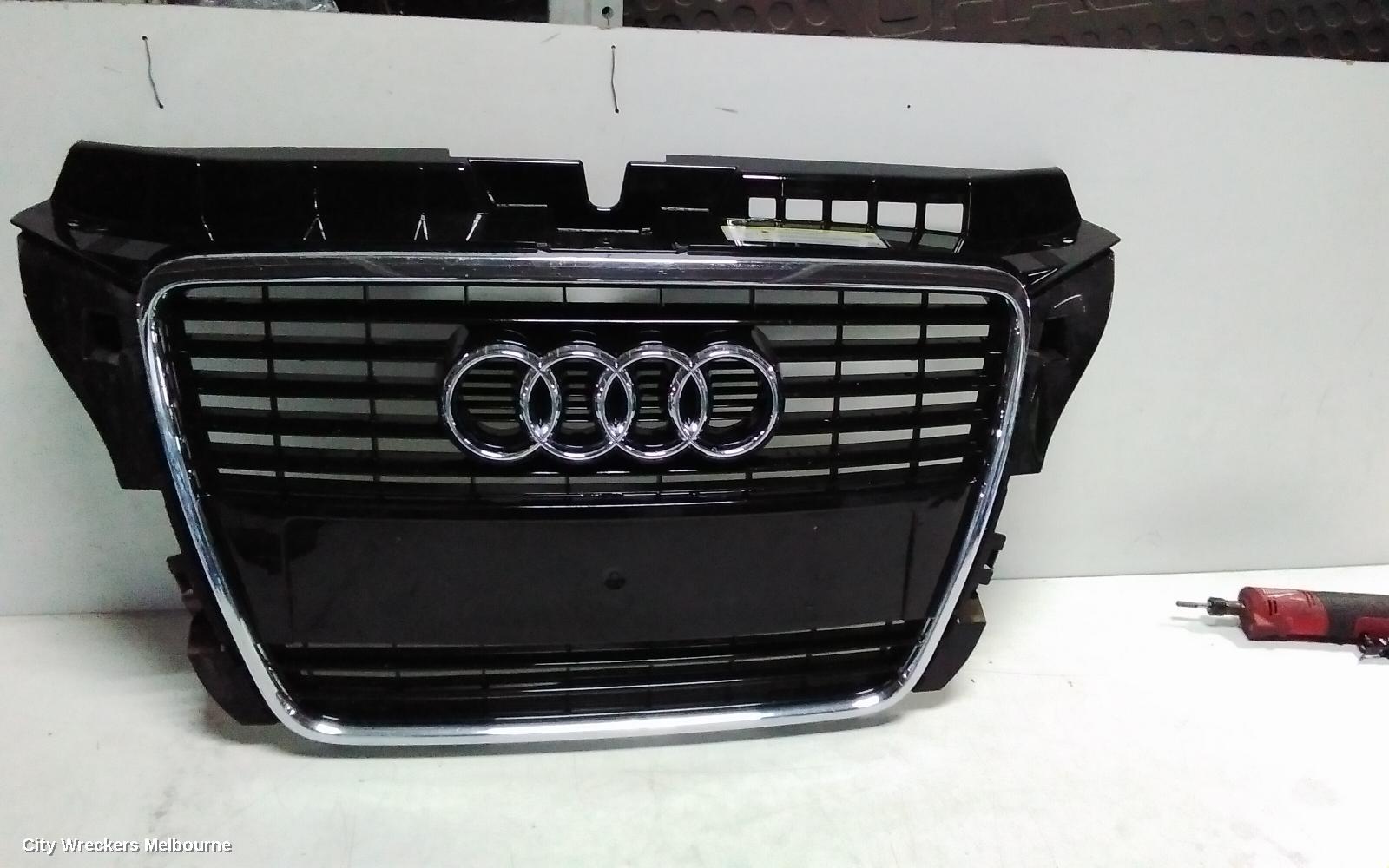 AUDI A3 GRILLE, A3, RADIATOR GRILLE, 8P, 3DR/5DR HATCH, 07/2008 - 04/2013