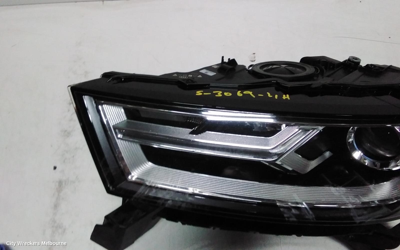 AUDI Q7 LEFT HEADLAMP, 4M, XENON TYPE, 07/2015 - 03/2020