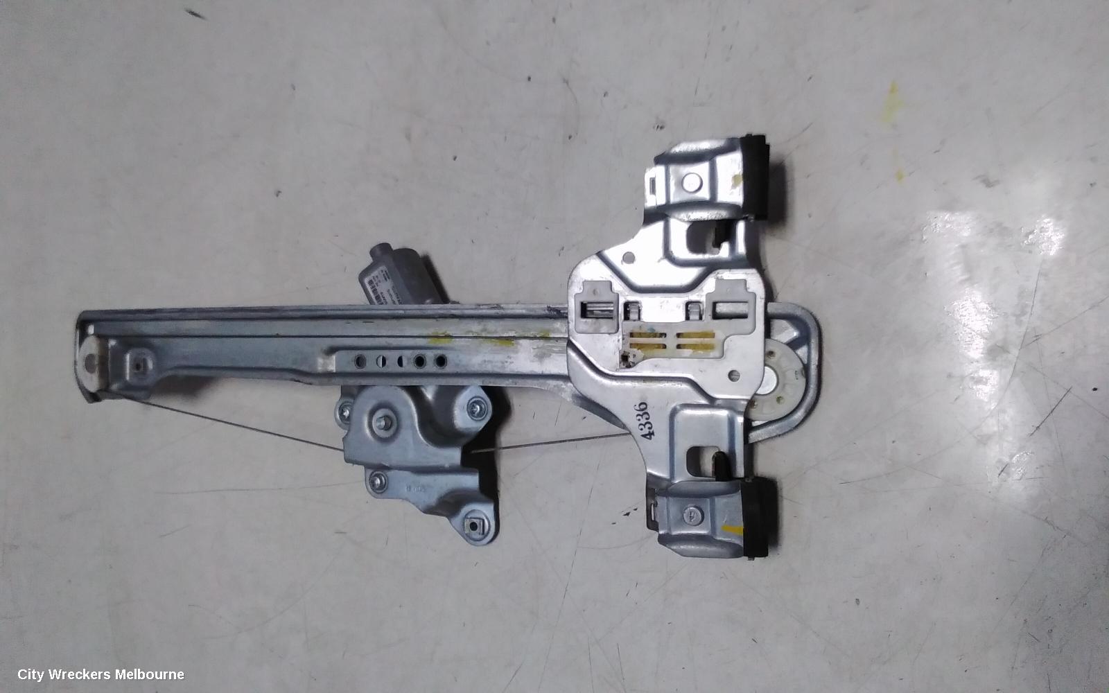 HOLDEN TRAX RIGHT REAR WND REG/MOTOR, TJ SERIES, DOOR REG ASSY (REG AND MOTOR), 08/2013 - 12/2020
