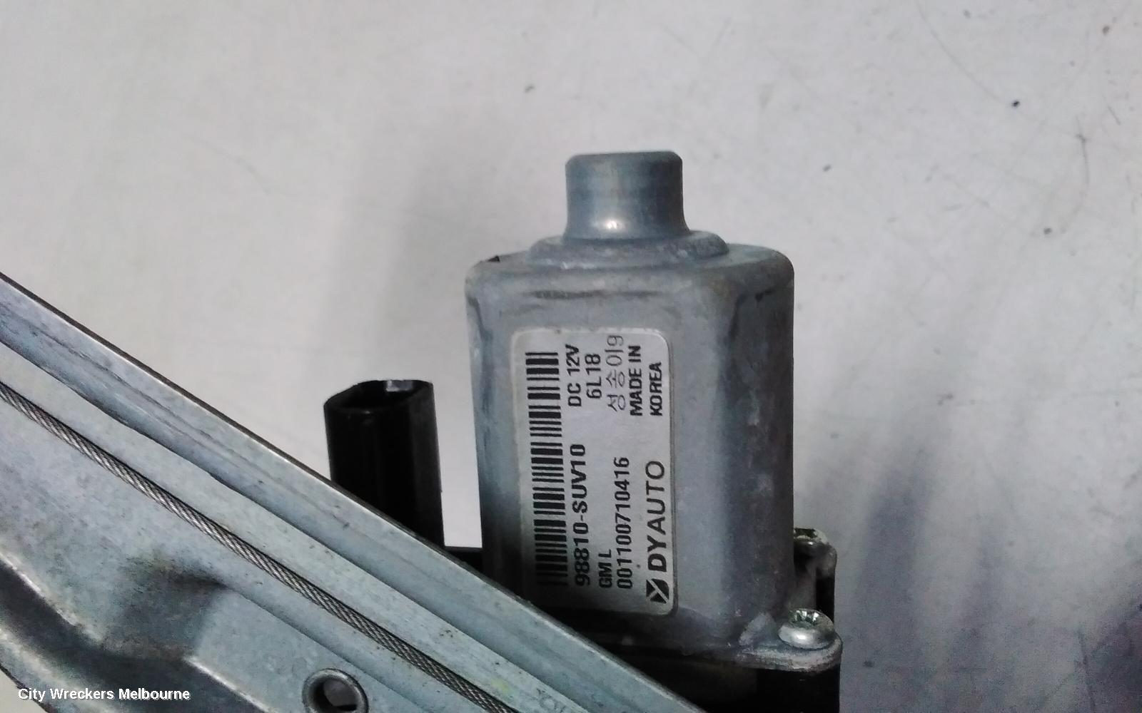 HOLDEN TRAX RIGHT REAR WND REG/MOTOR, TJ SERIES, DOOR REG ASSY (REG AND MOTOR), 08/2013 - 12/2020