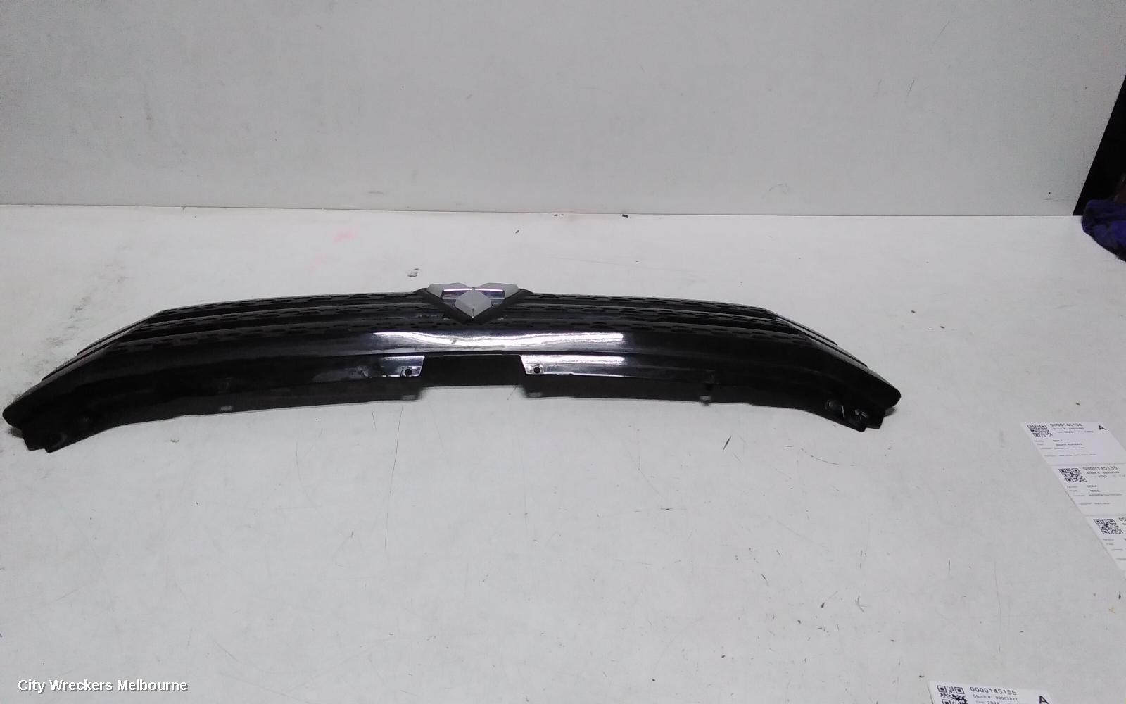 MITSUBISHI ECLIPSE CROSS GRILLE, RADIATOR GRILLE (UPPER), HIGH GLOSS BLACK, YB, 10/2020 ONWARDS