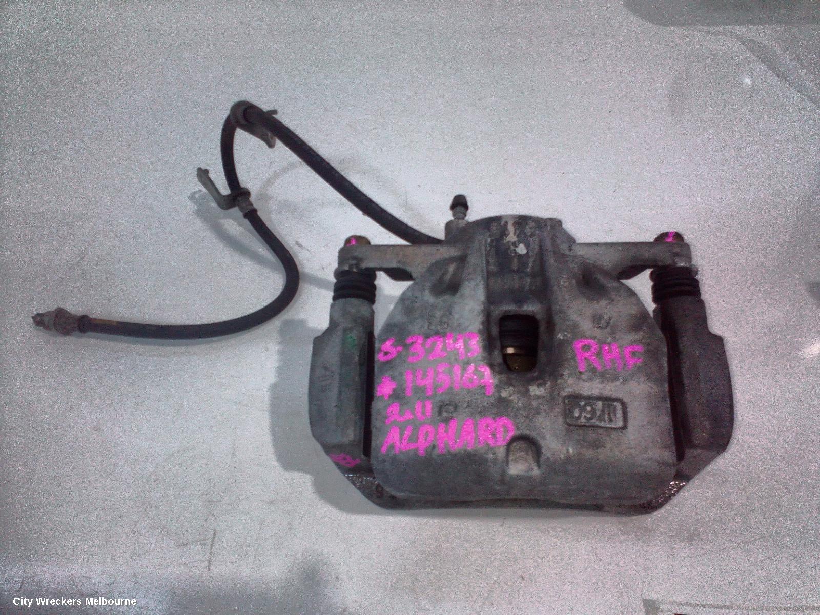 TOYOTA ALPHARD CALIPER, 20 SERIES, 08-15 (IMPORT)